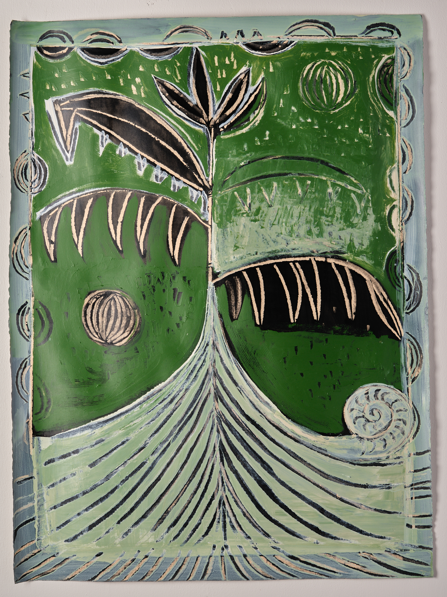 Jungle, 2024. Acrylic on Arches