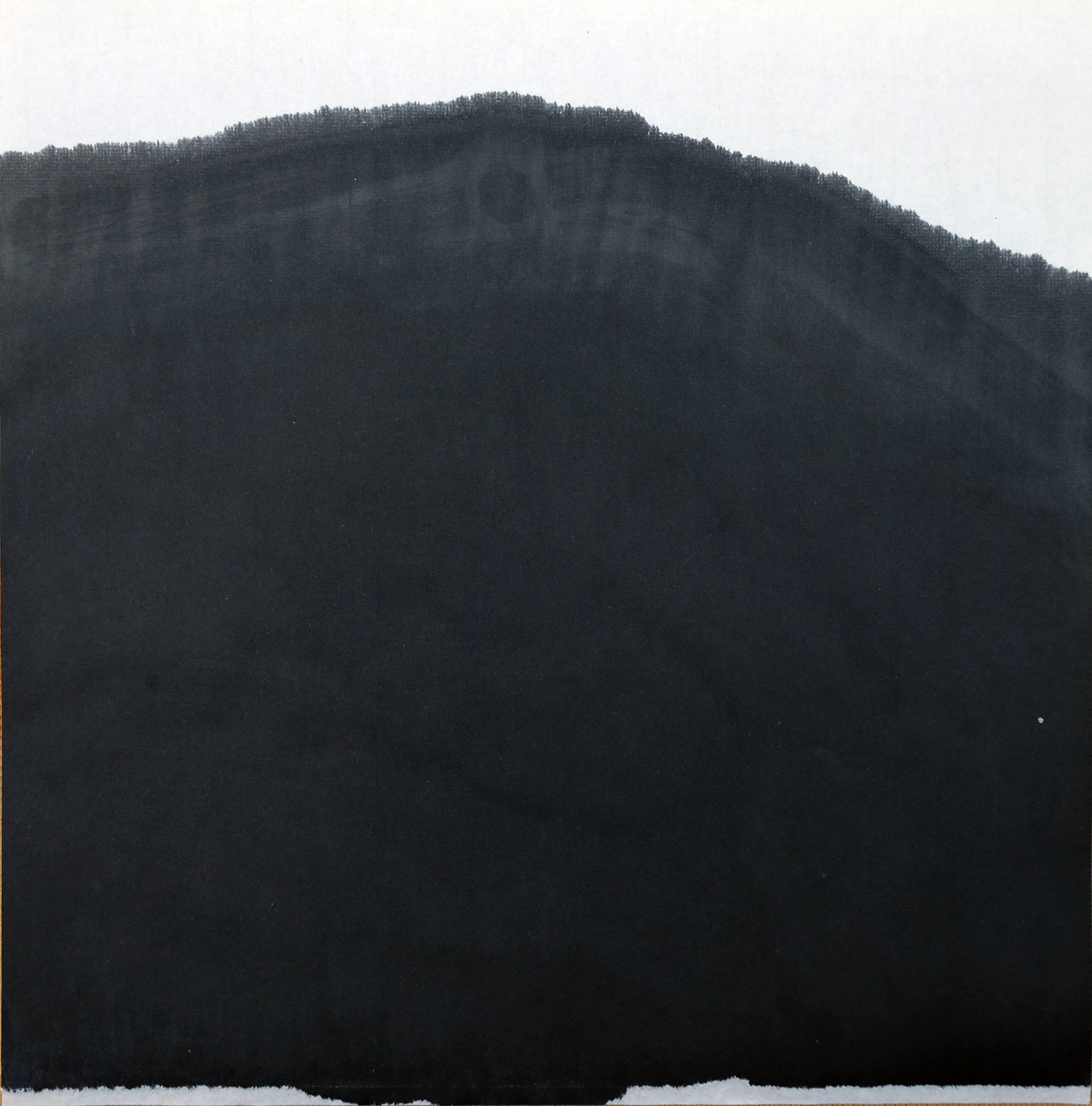 Crest 2023 Tusche auf Reispapier, aufgezogen auf Wenzhoupapier35 x 34.5 cm