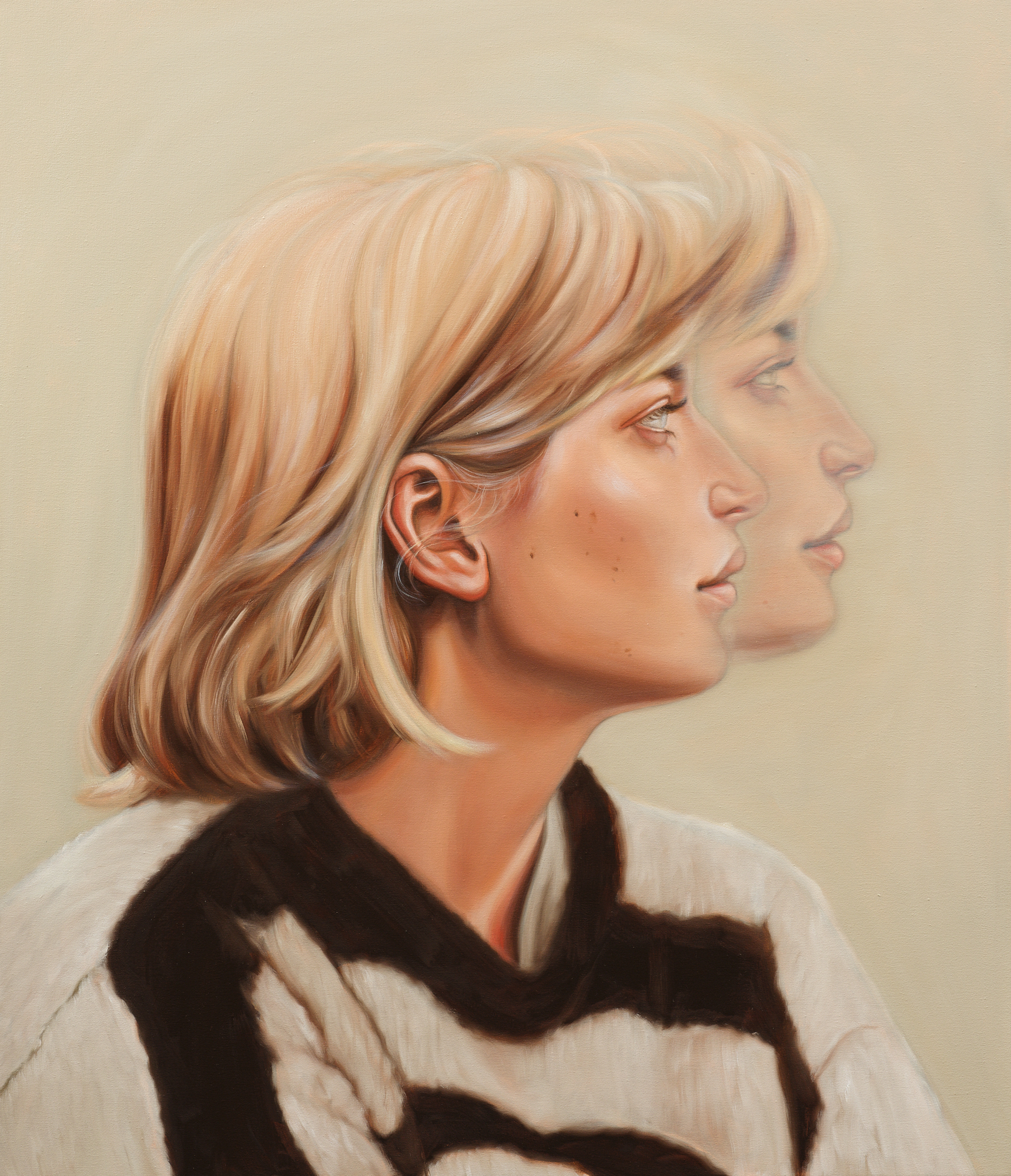 The Ghost Fields, Oil on Canvas, 610 x 710mm, 2024