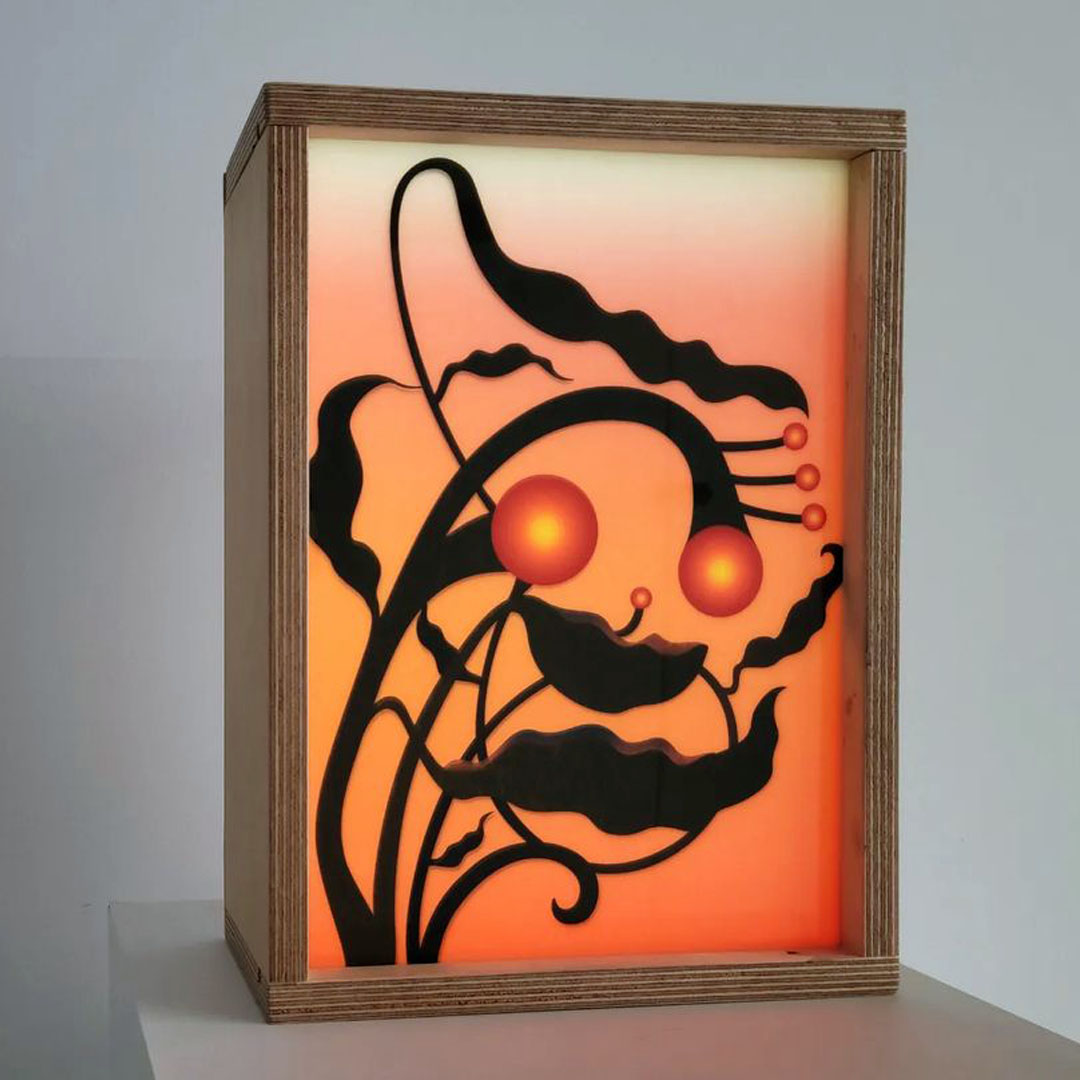 Plant Surrealism - Lemon, 2022, rice paper and light box, 14.8 x 21.0 cm