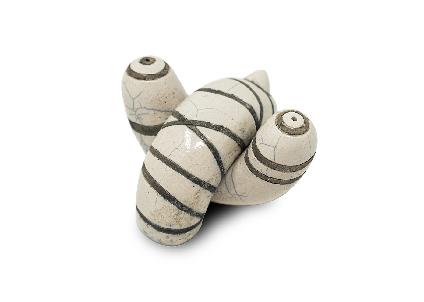 Finalmente soli (Ceramica Raku, cm 10x6x9)