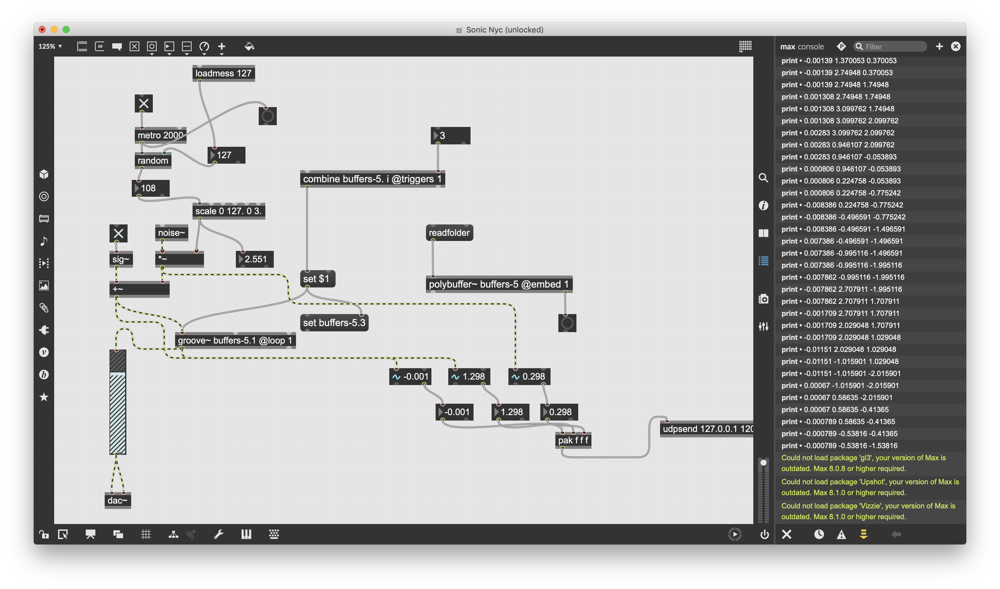 Scope in MAXMSP
