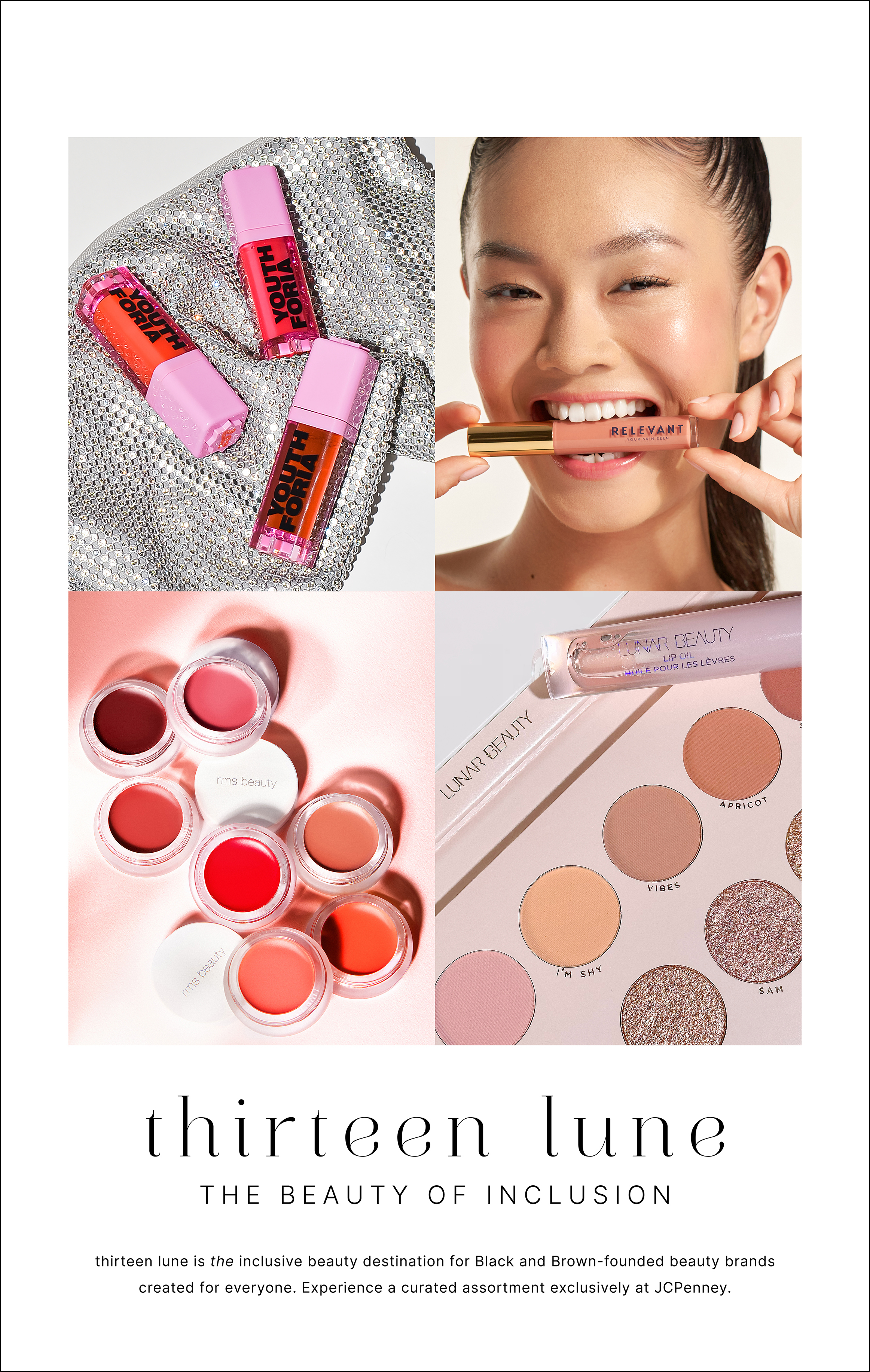 WINDOW DISPLAY / THIRTEEN LUNE x JCP BEAUTY