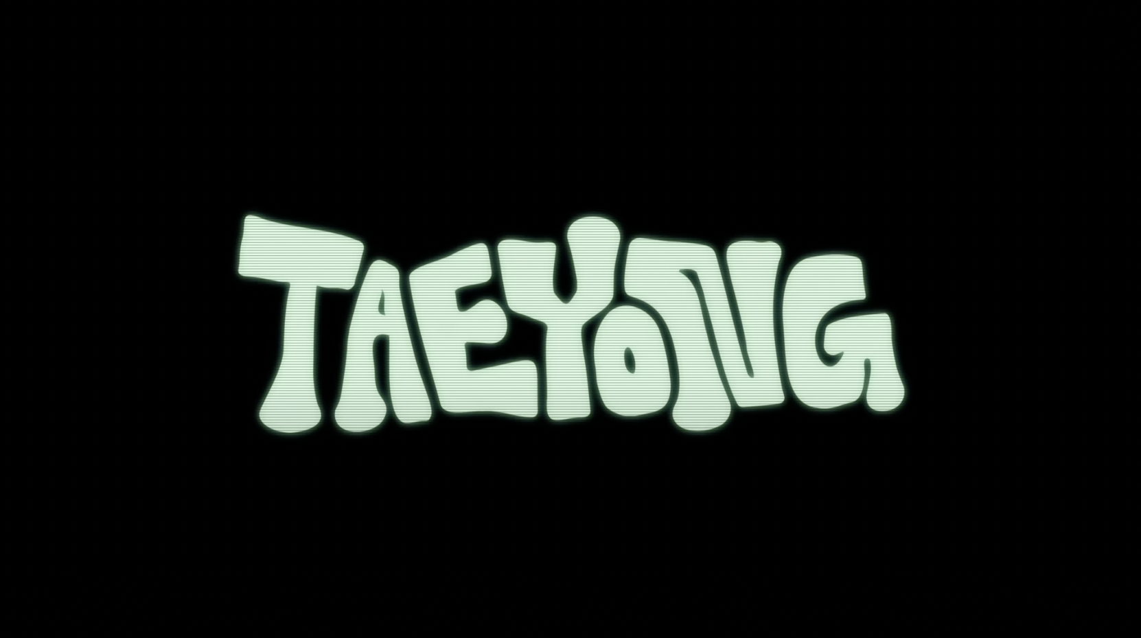 TAEYONG  Album + MV Main Logo Lettering Design