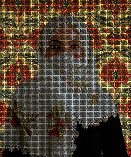 Your joy is here today what remains for tomorrow, 650 x 60cm, Archival digital print and silk-screen varnished, 2007