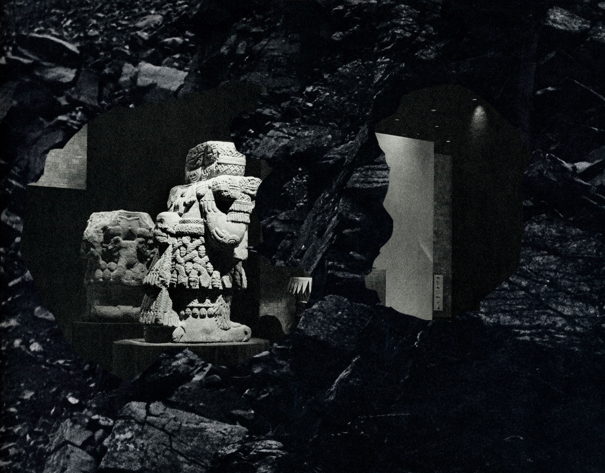 Eyes, 2016, collage, 56x67 cm