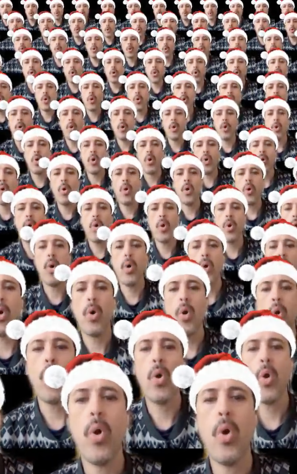 Making of del video di auguri natalizi, Bologna, 24-12-2023