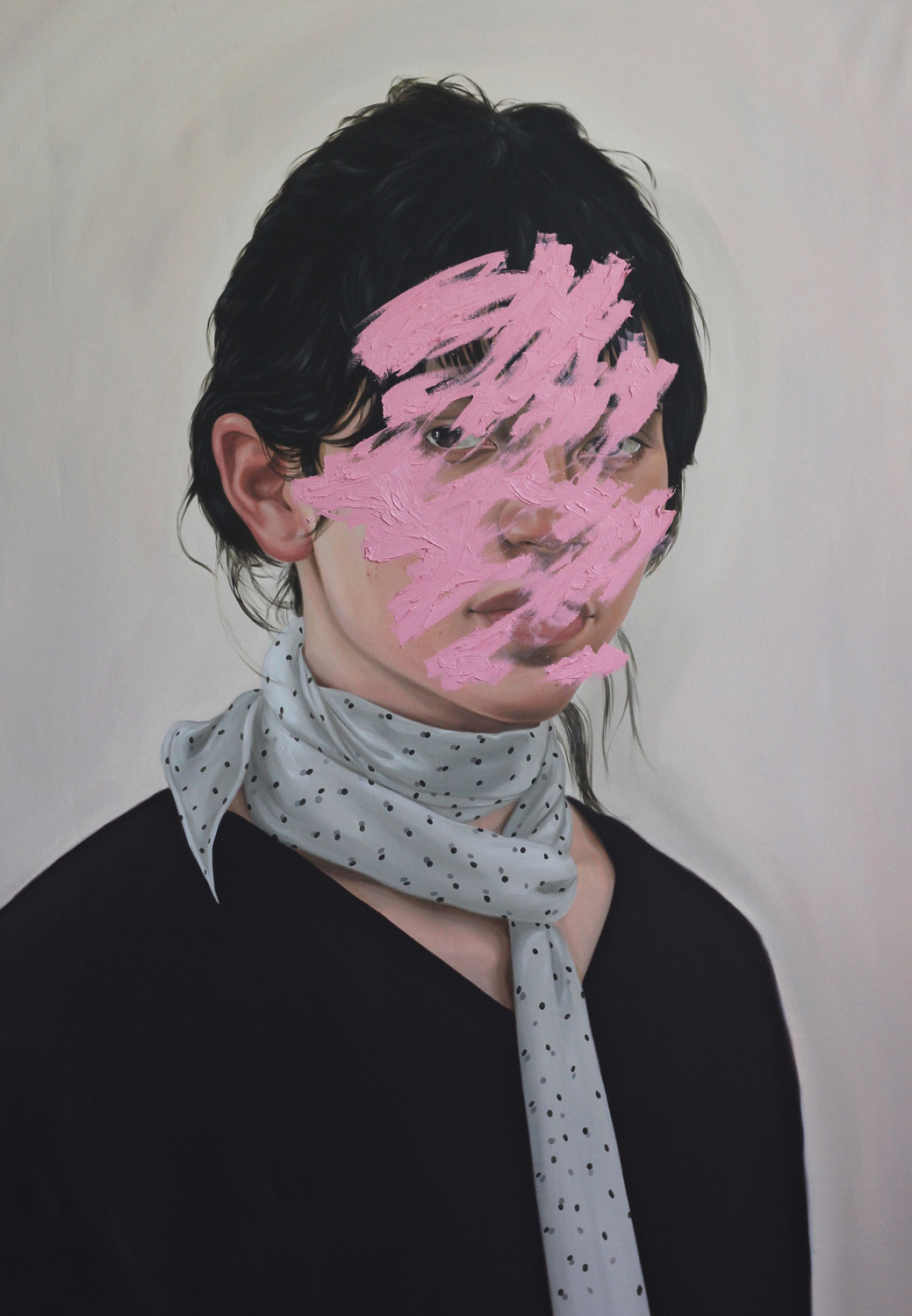 FIXED IT XXII, Oil on Primed Cotton, 1518 x 990mm, 2018