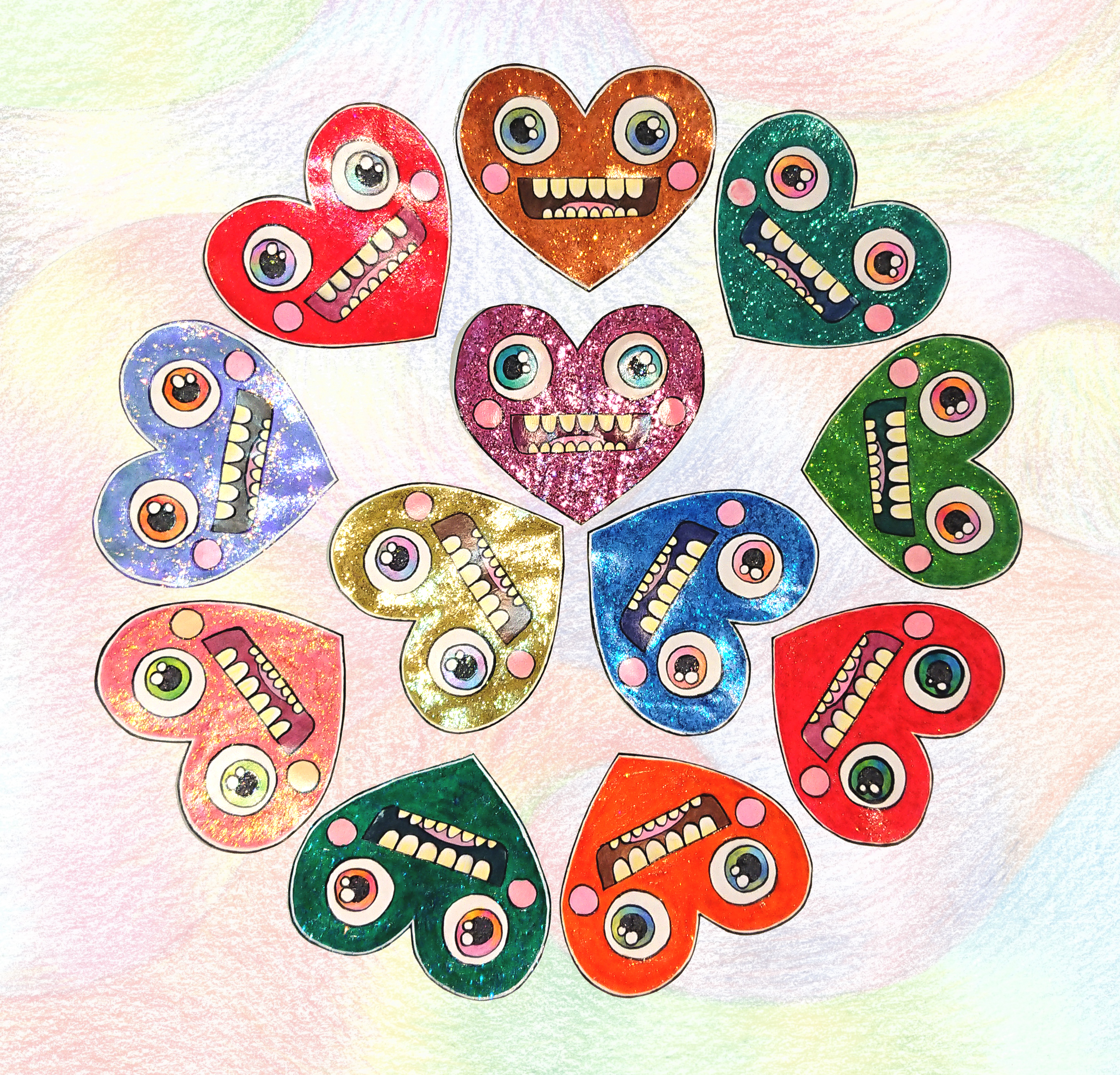 Happy Hearts (circle) - Winter 2022