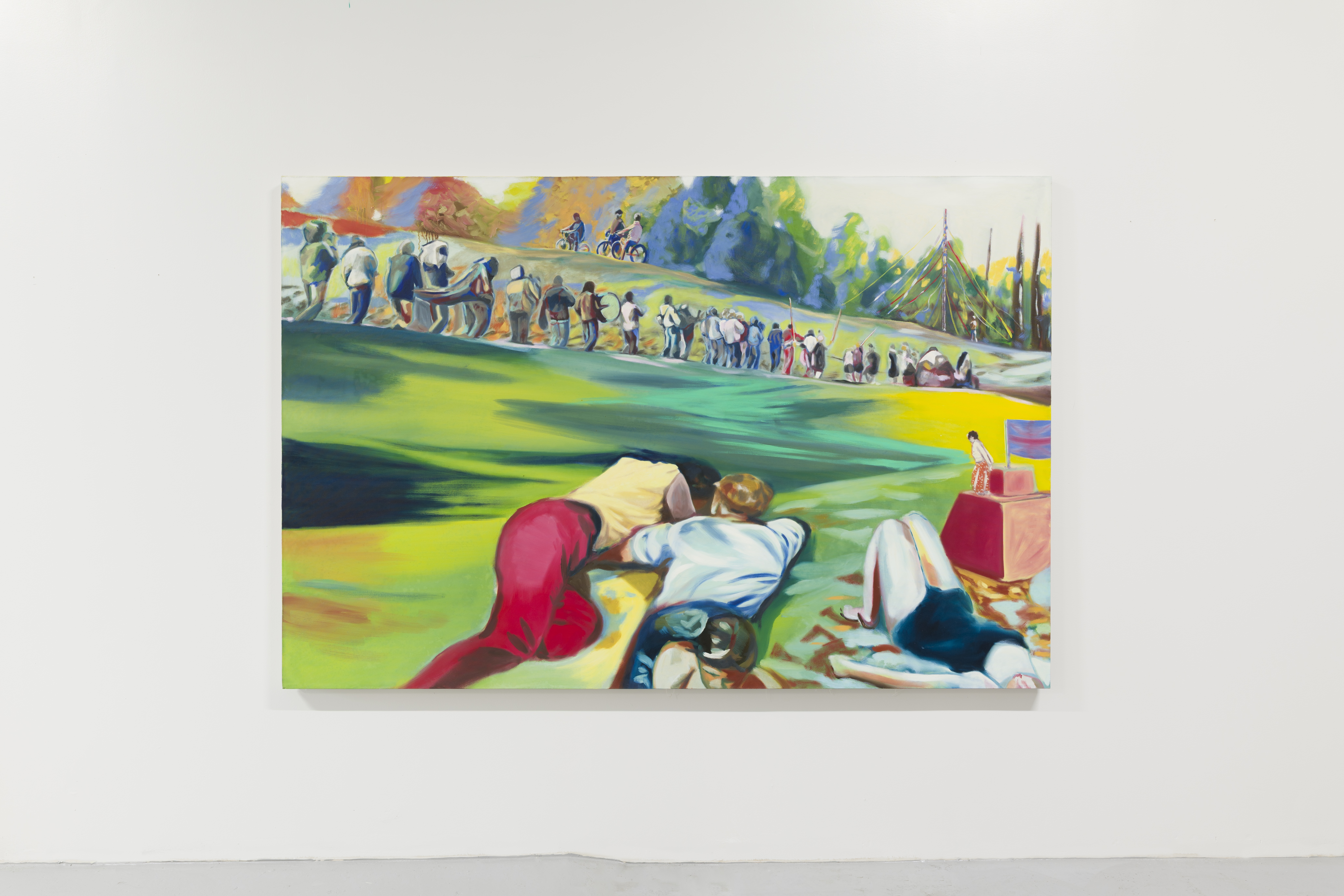 Pageant, 2020. Oil on canvas, 140x210cm