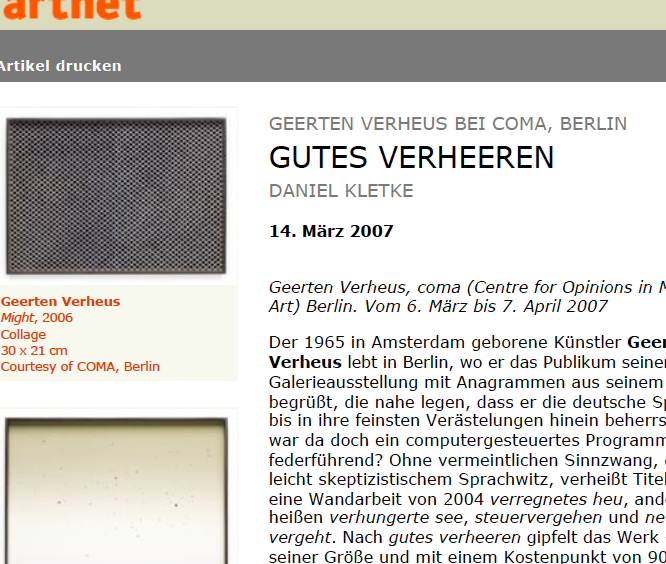 REVIEW ARTNET