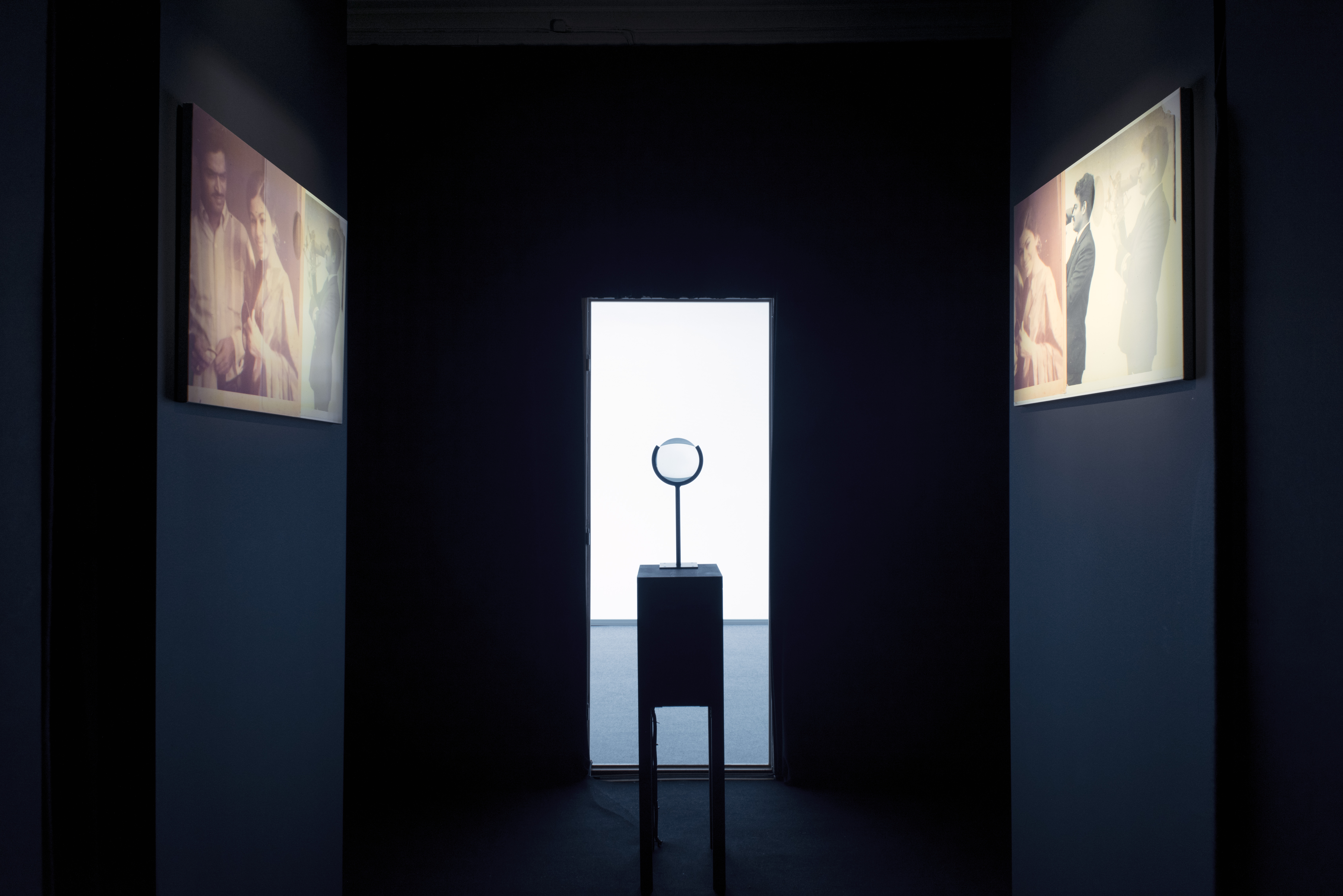 Ranjit Kandalgaonkar: Porthole, Sextant I & II, 2016. Lens Assembly, Single channel video