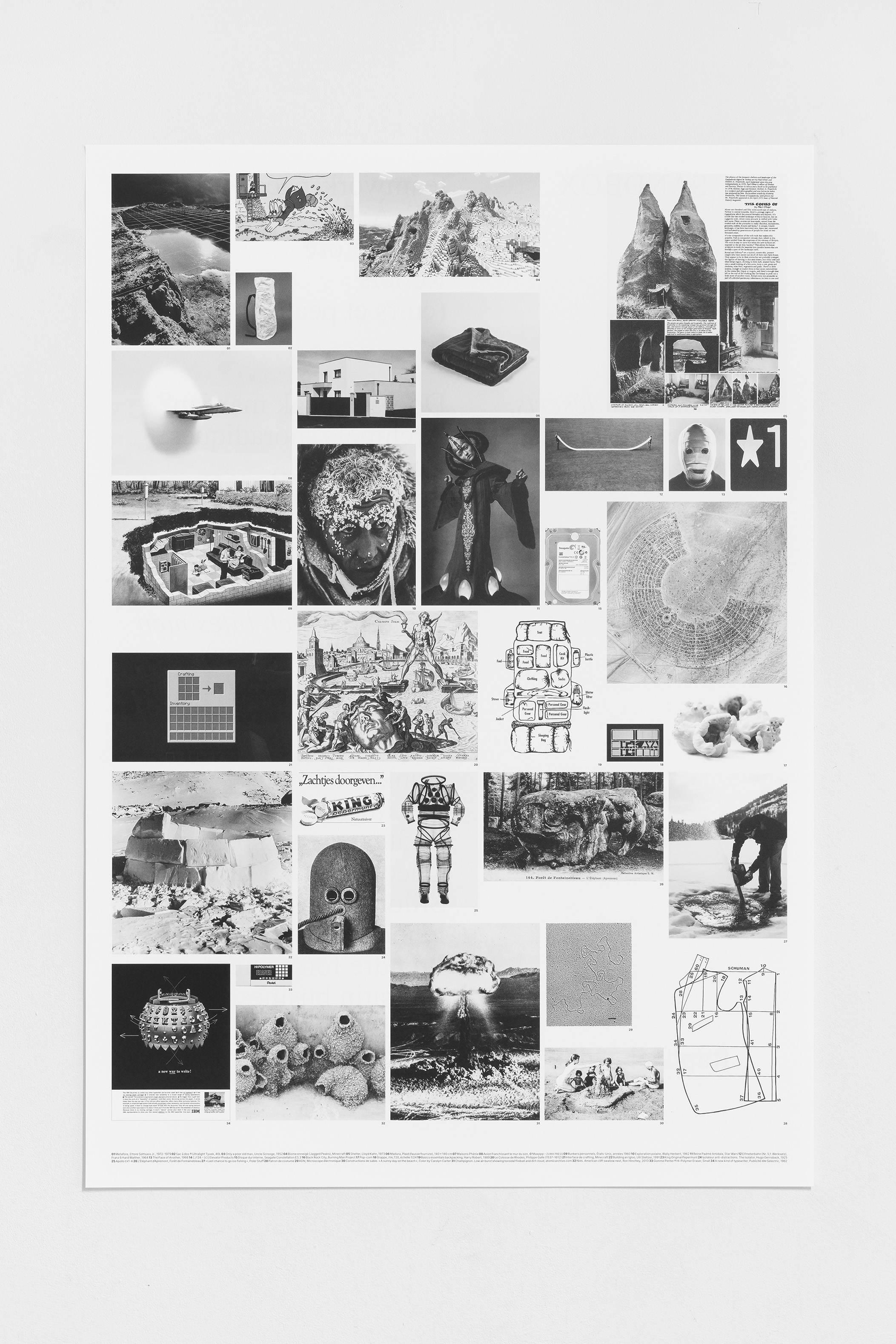 1/2 SANDBOX (document) — Affiche, impression offset, recto/verso, 100 x 70 cm, 2023