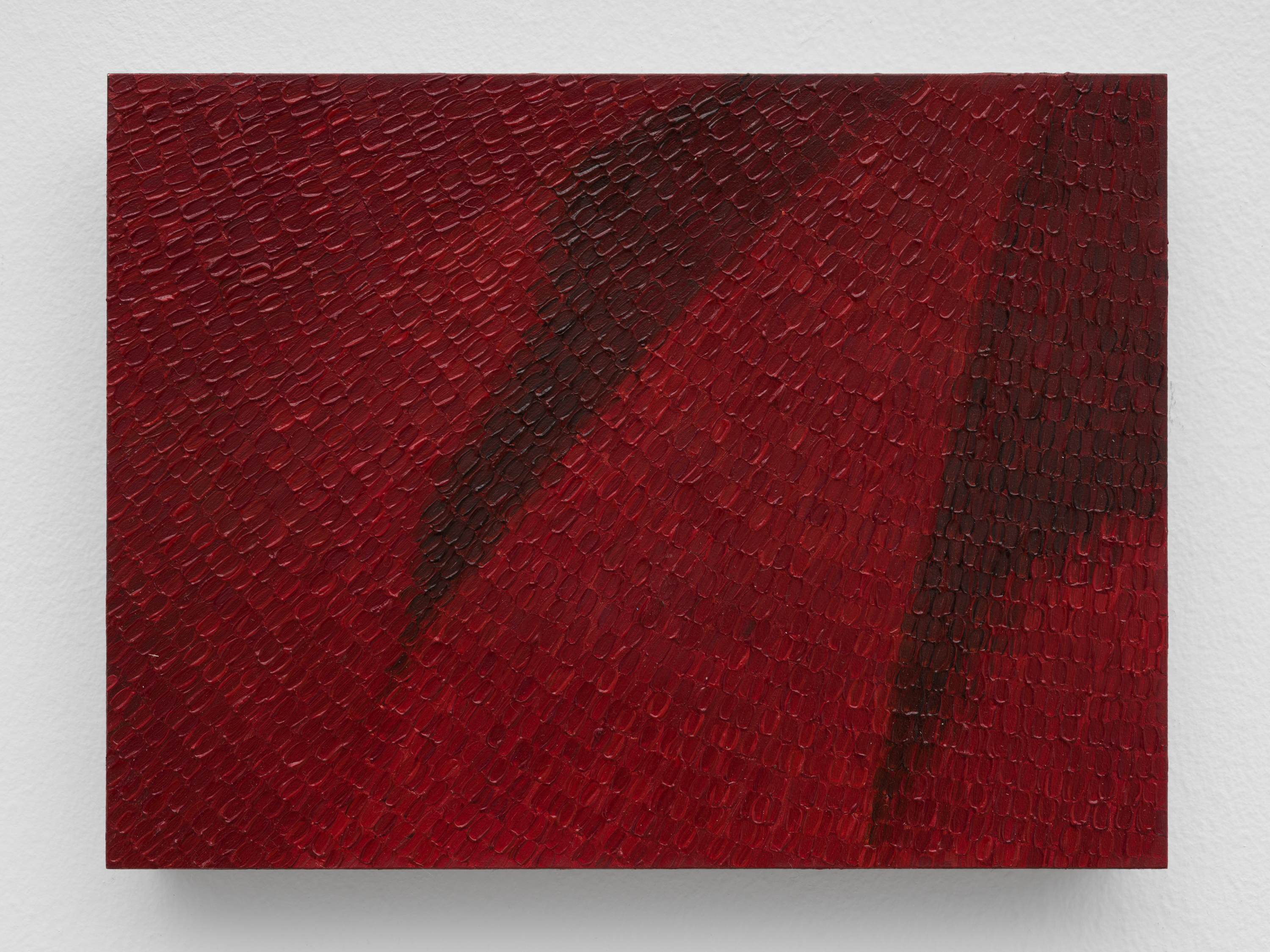 Ava McDonough, Thorns, 2025, Oil on panel, 6 (H) x 8 (W) in.