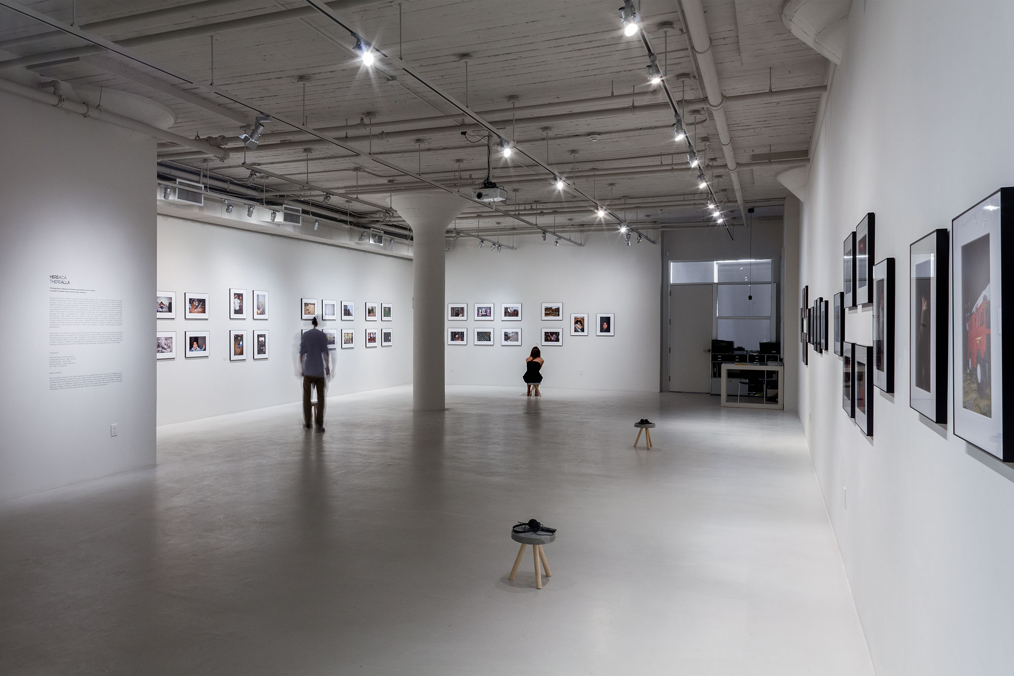 Installation shot, Here There, Acá Allá 2013