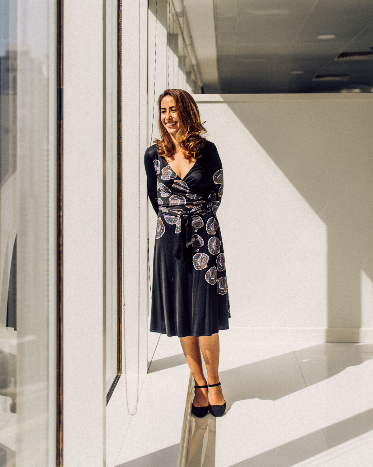 Art buyer Salma Shaheem at her office in Dubai for Inc. Arabia