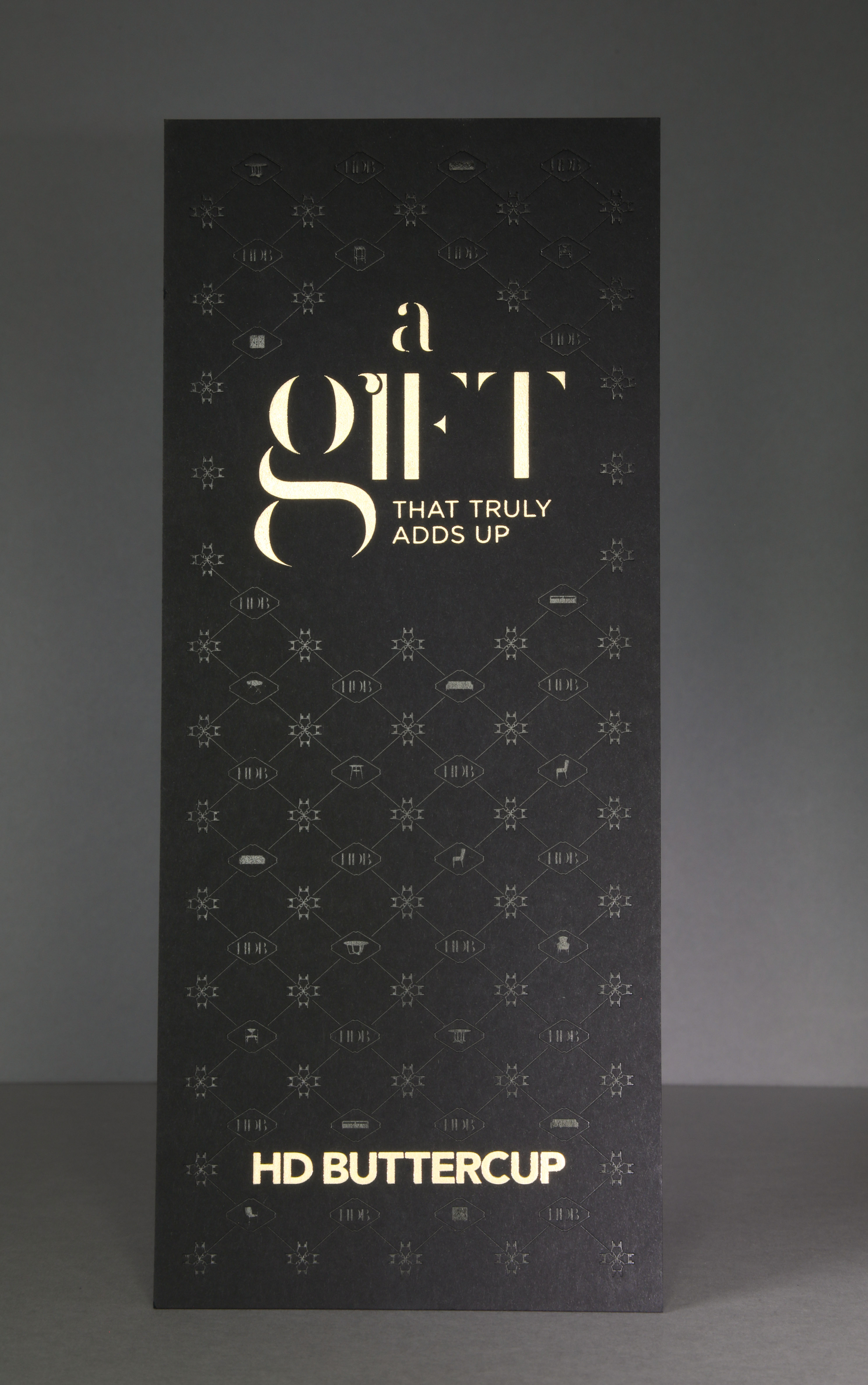 FOIL STAMPINGHD Buttercup gift certificate