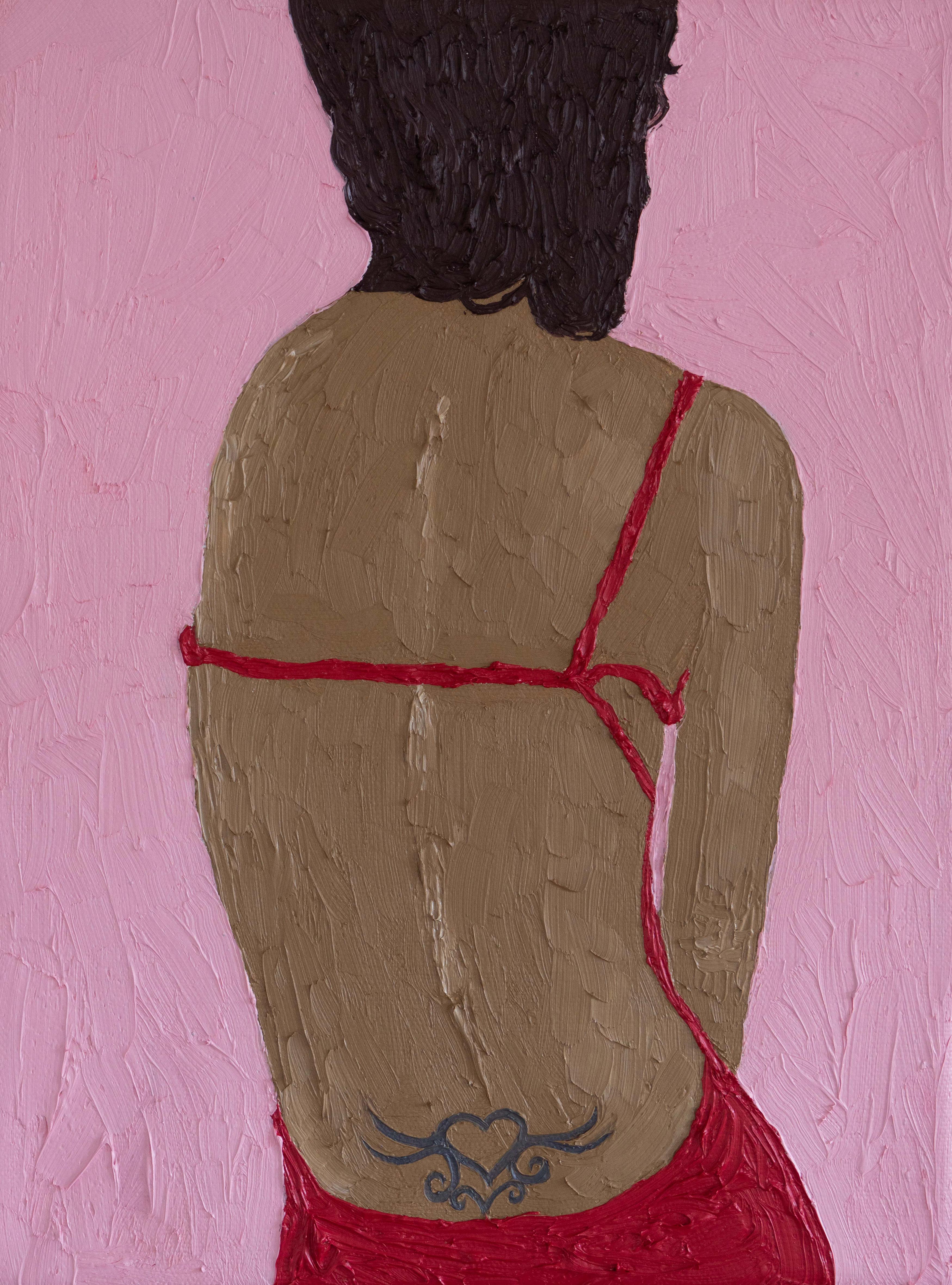 The first time I saw you, 2020, Oil on canvas, 30.5 × 23 cm