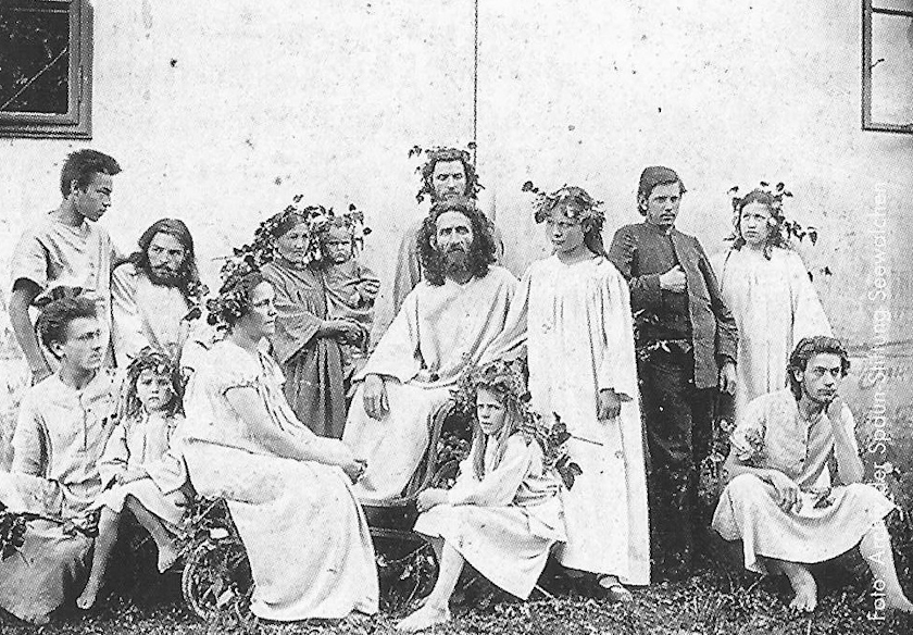 Karl Wilhelm Diefenbach and Followers. Photo: Fondazione Monte Verità
