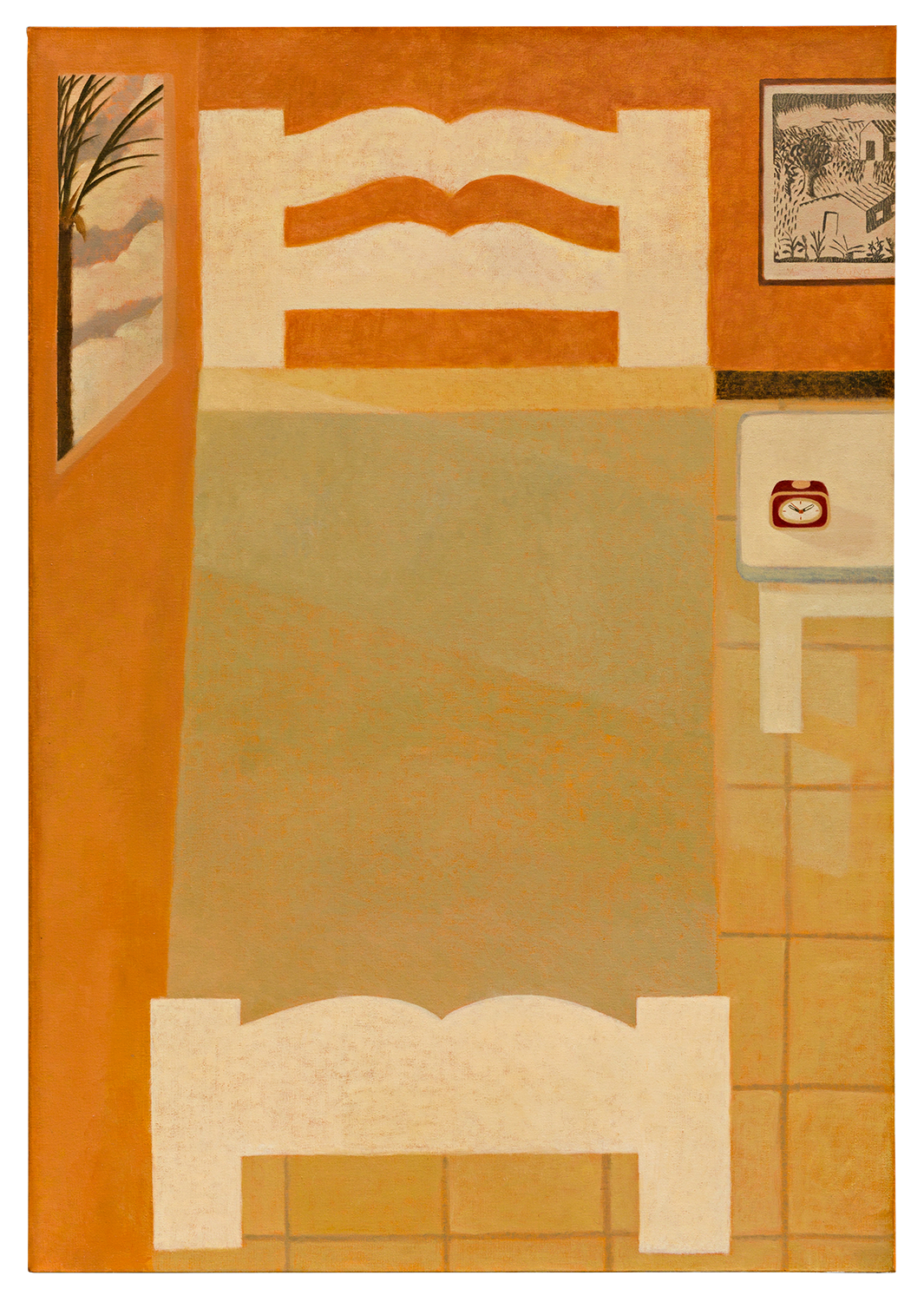 "Quarto", 2023, óleo sobre tela