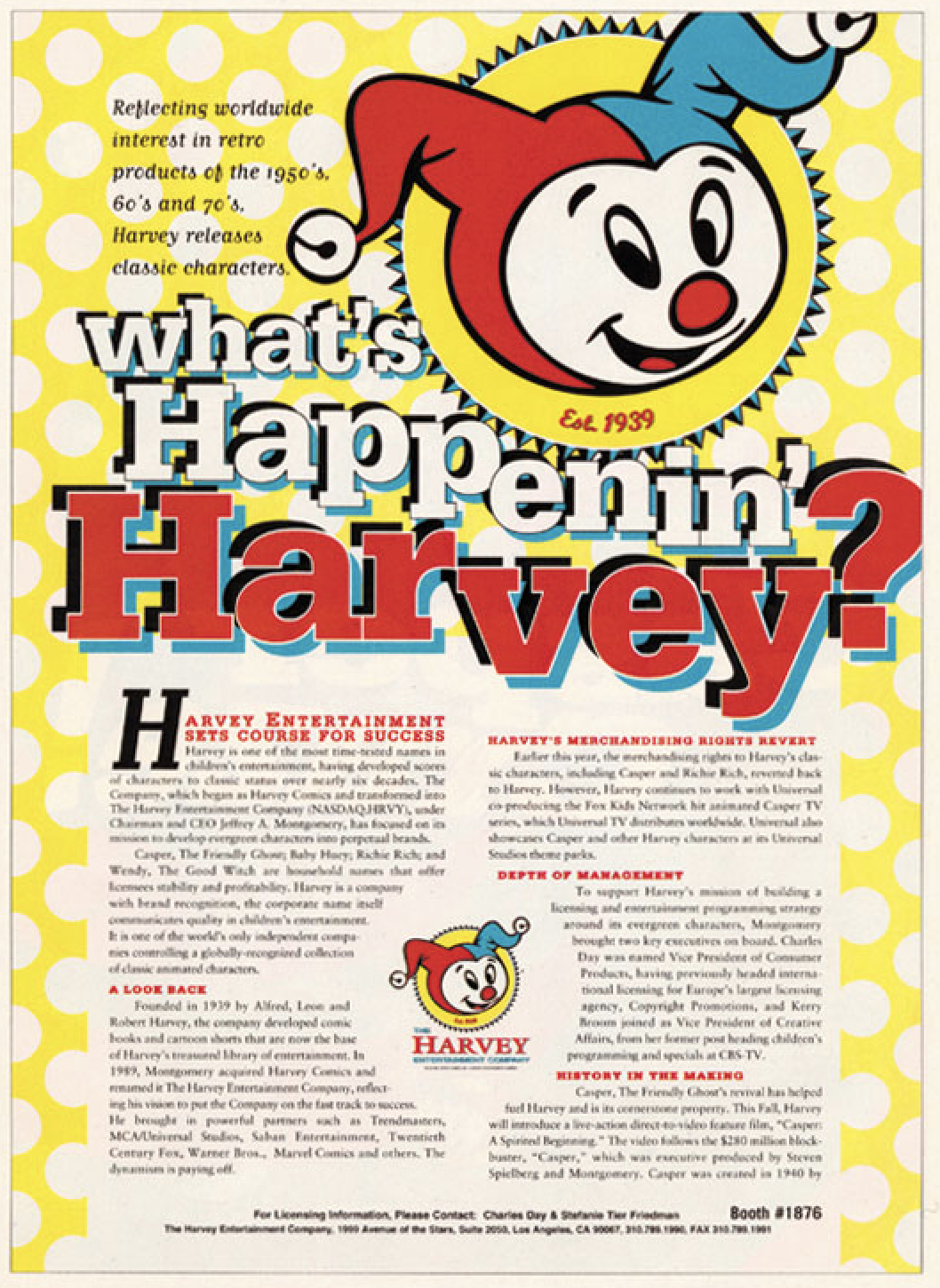 Harvey Entertainment Print Design