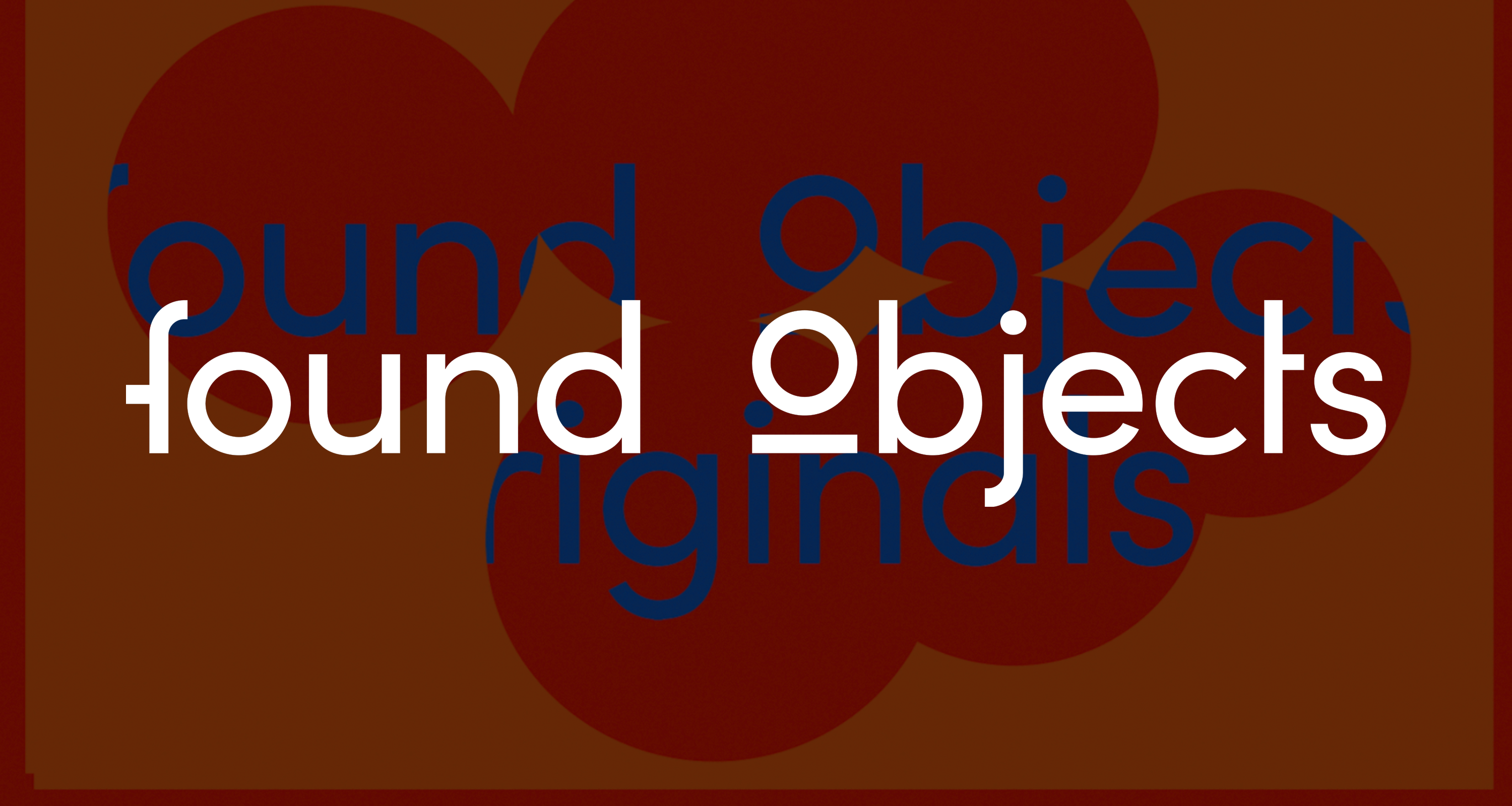 Motion Graphics for Found Objects