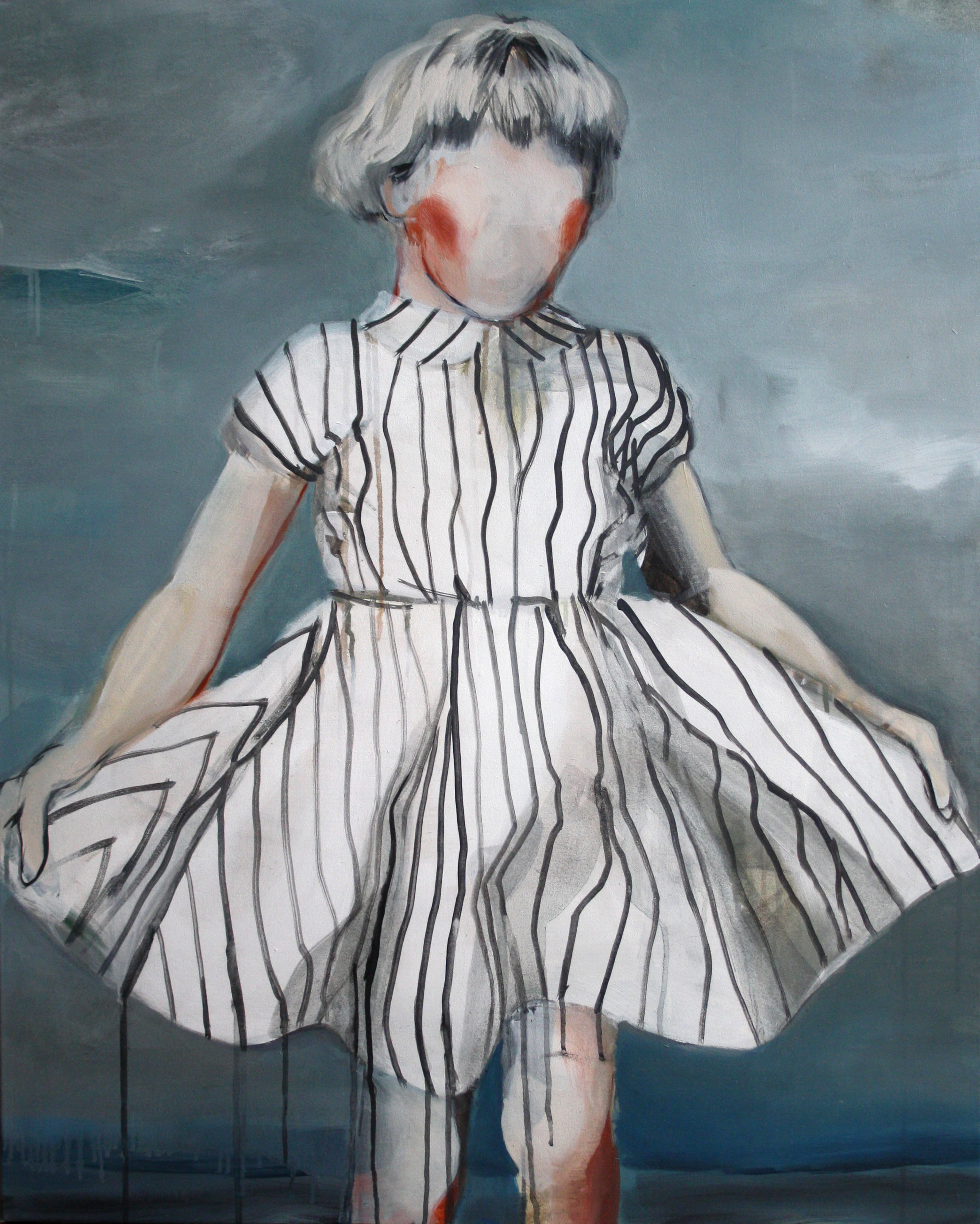 Girl, acrylic on canvas, 100/80 cm