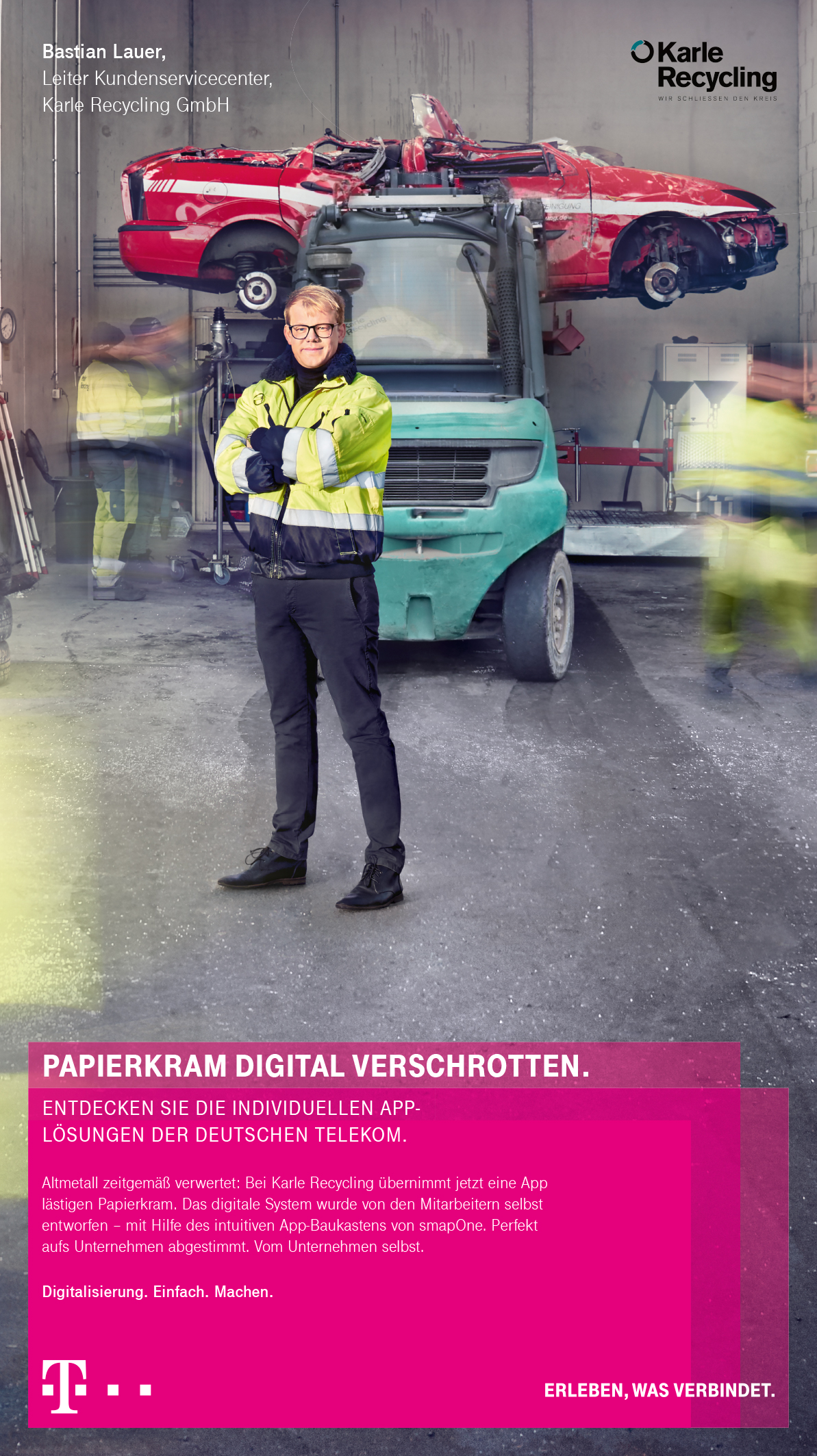 Bastian Lauer, Leiter Kundenservicecenter