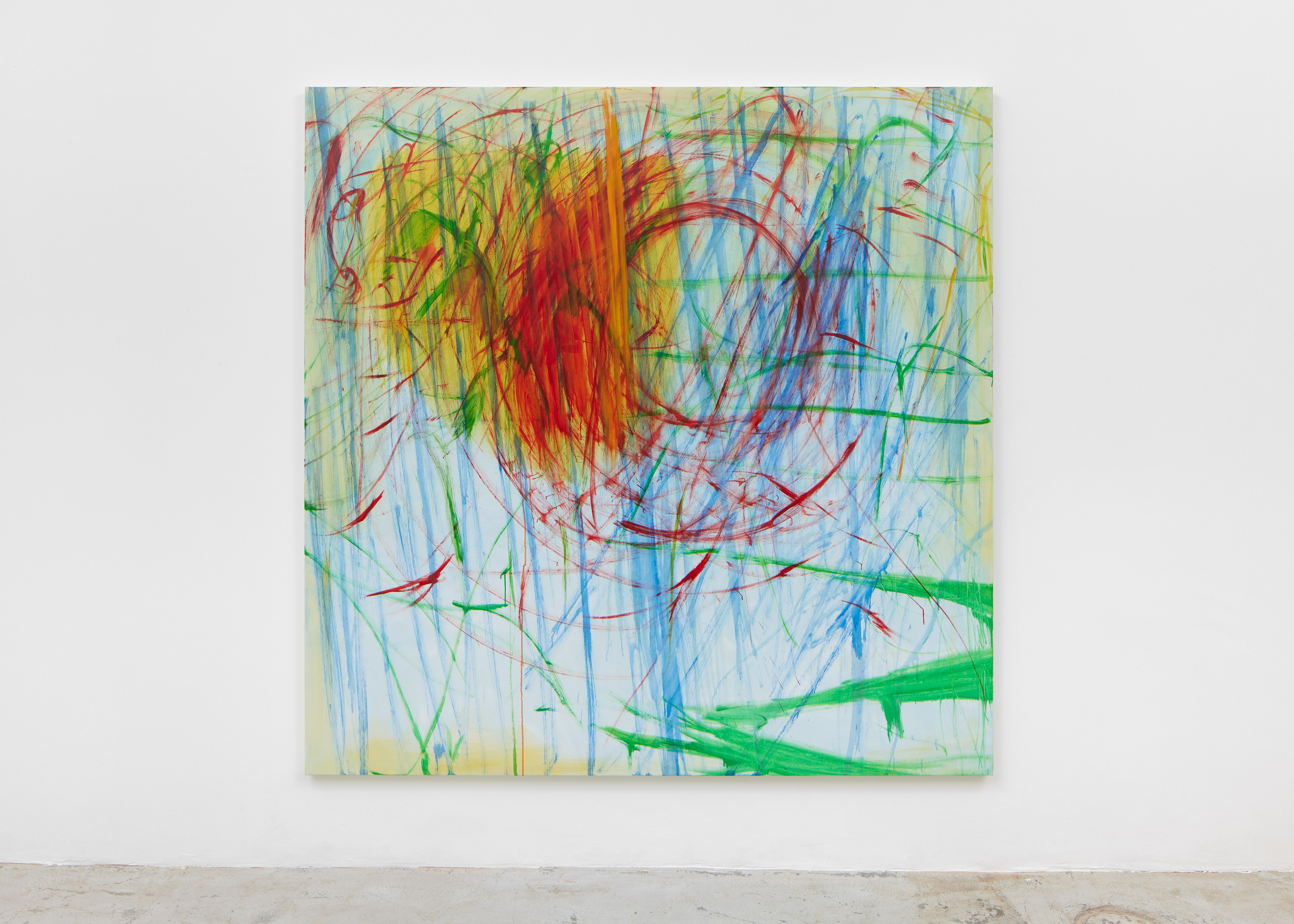 Open Loops, 180cm x 180cm, oil on canvas, 2023