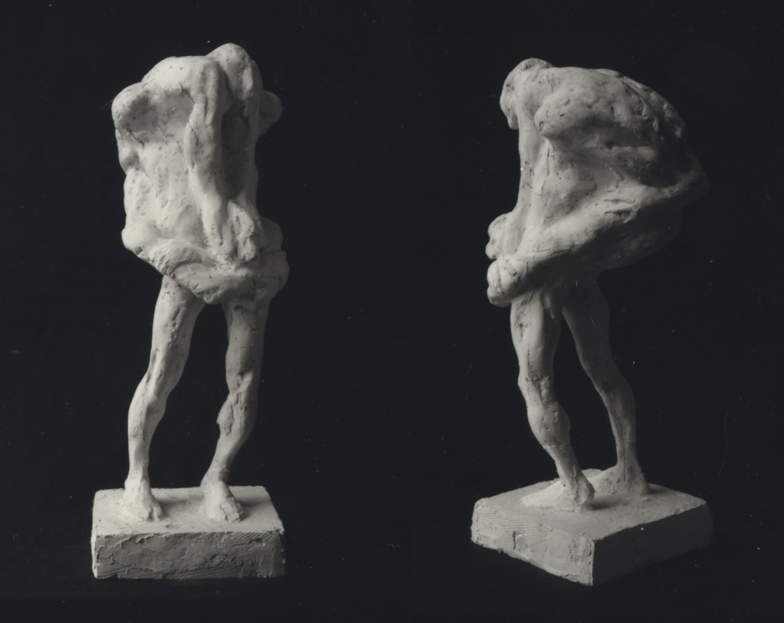 10- plâtre, 36x18x23(x2)cm