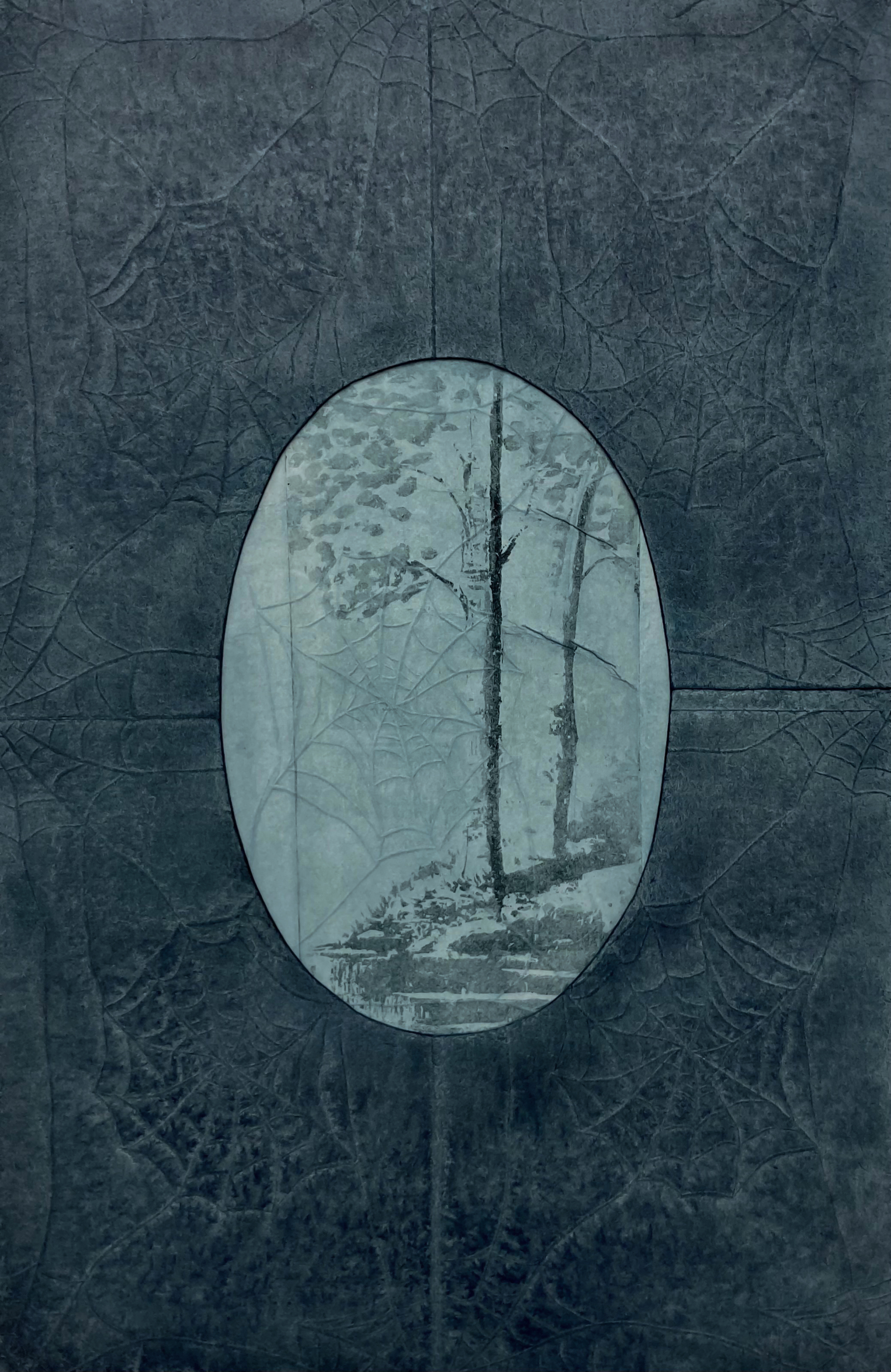 Untitled, 2022. Aquatint etching and colored embossing print. 20x33 cm