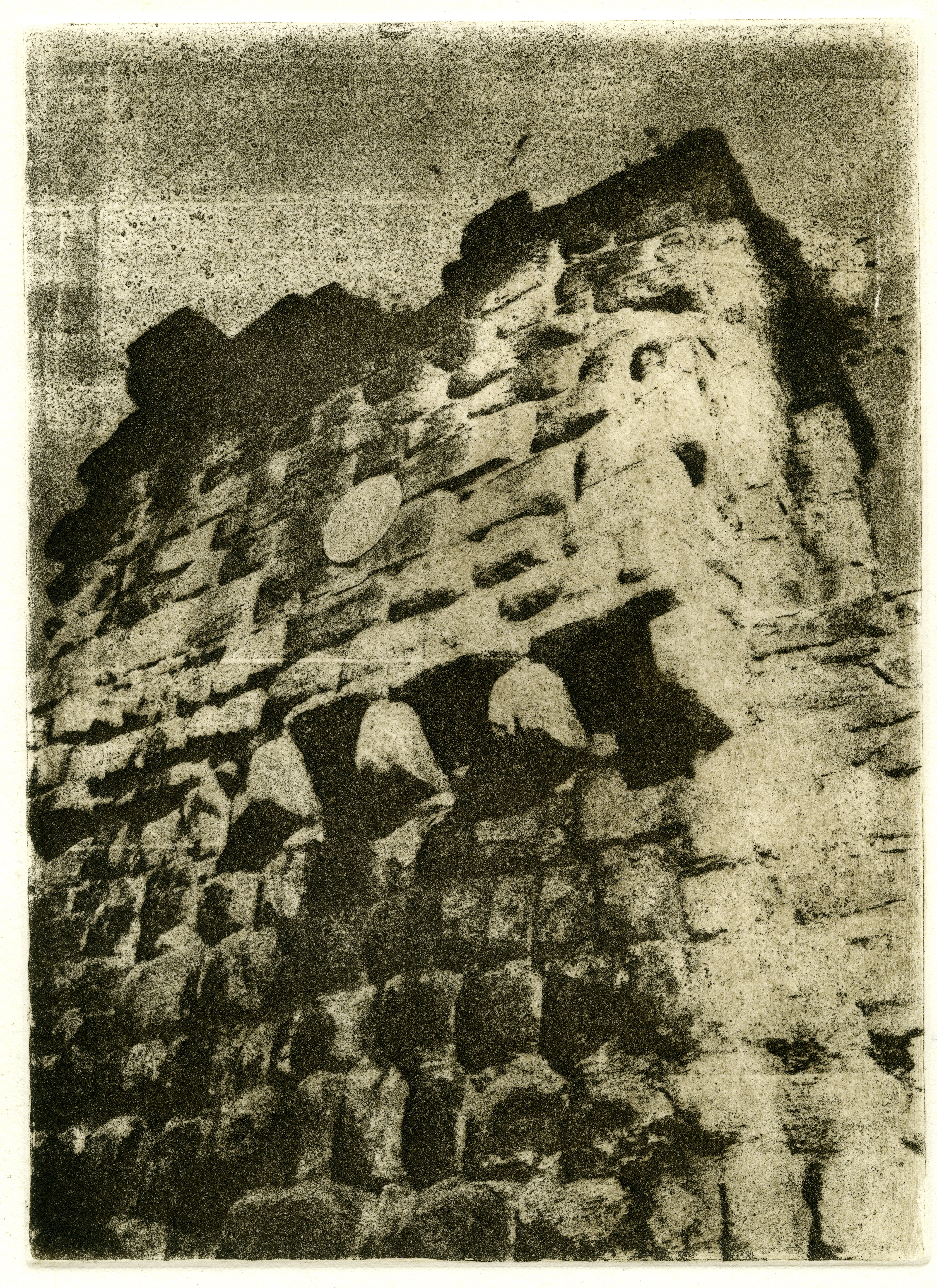 'Atget.Laughlin', photoetching, 28cm x 38cm on paper, 2022.