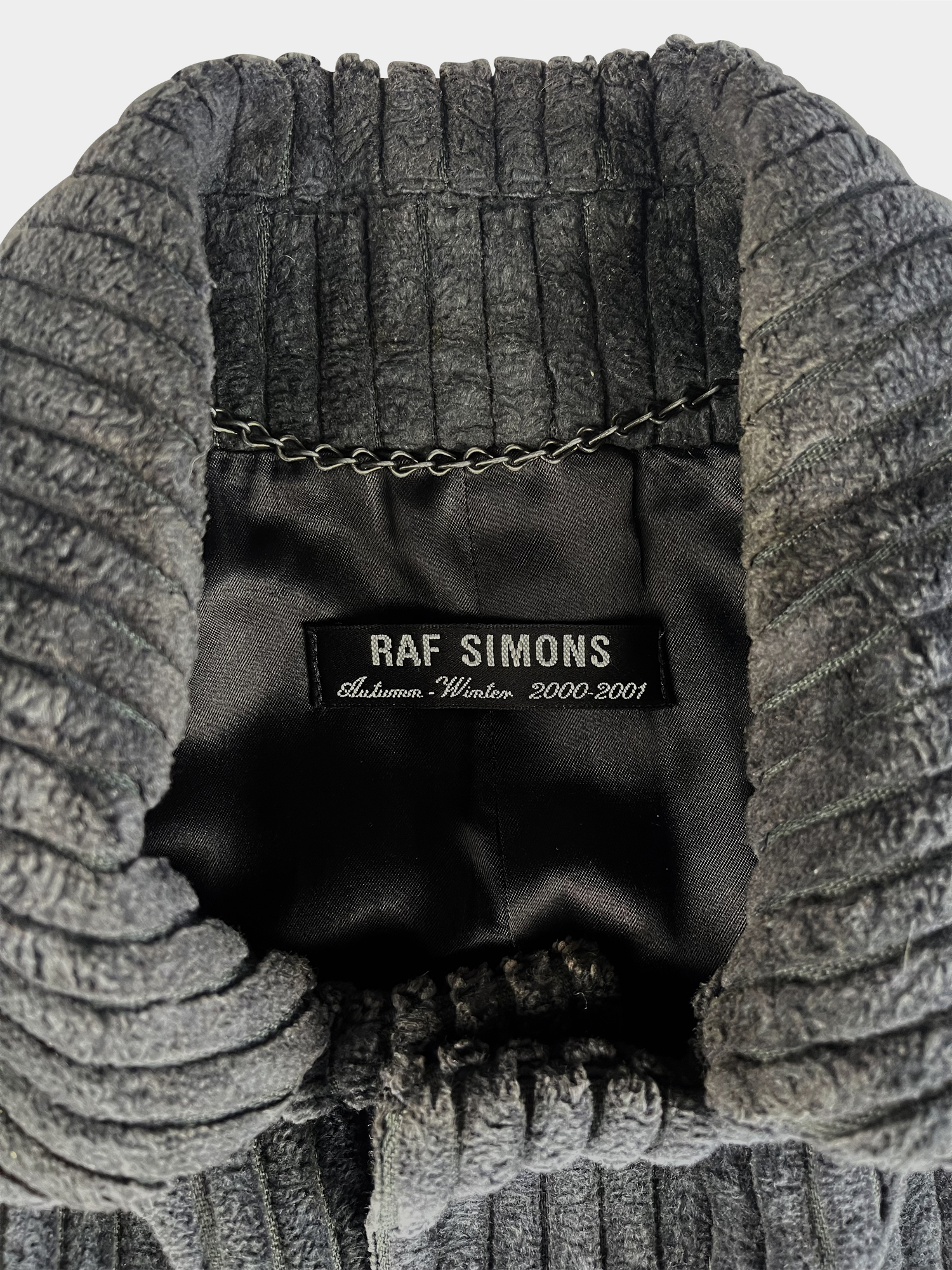 RAF SIMONS 2000-2001 A/W スクールワッペンニット / ラフシモンズ