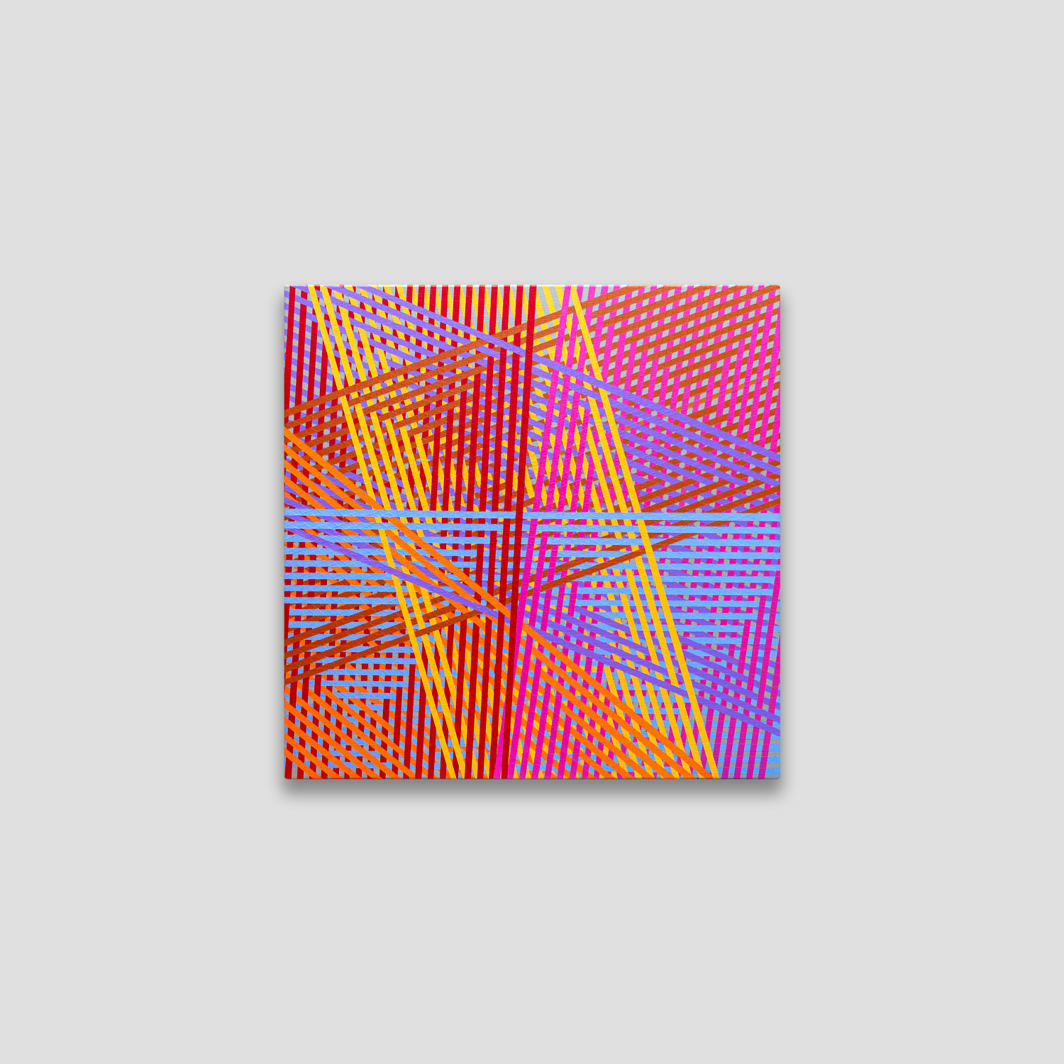 NETWORK TERMINAL, ACRYLIC ON CANVAS, 20" x 20", 2025