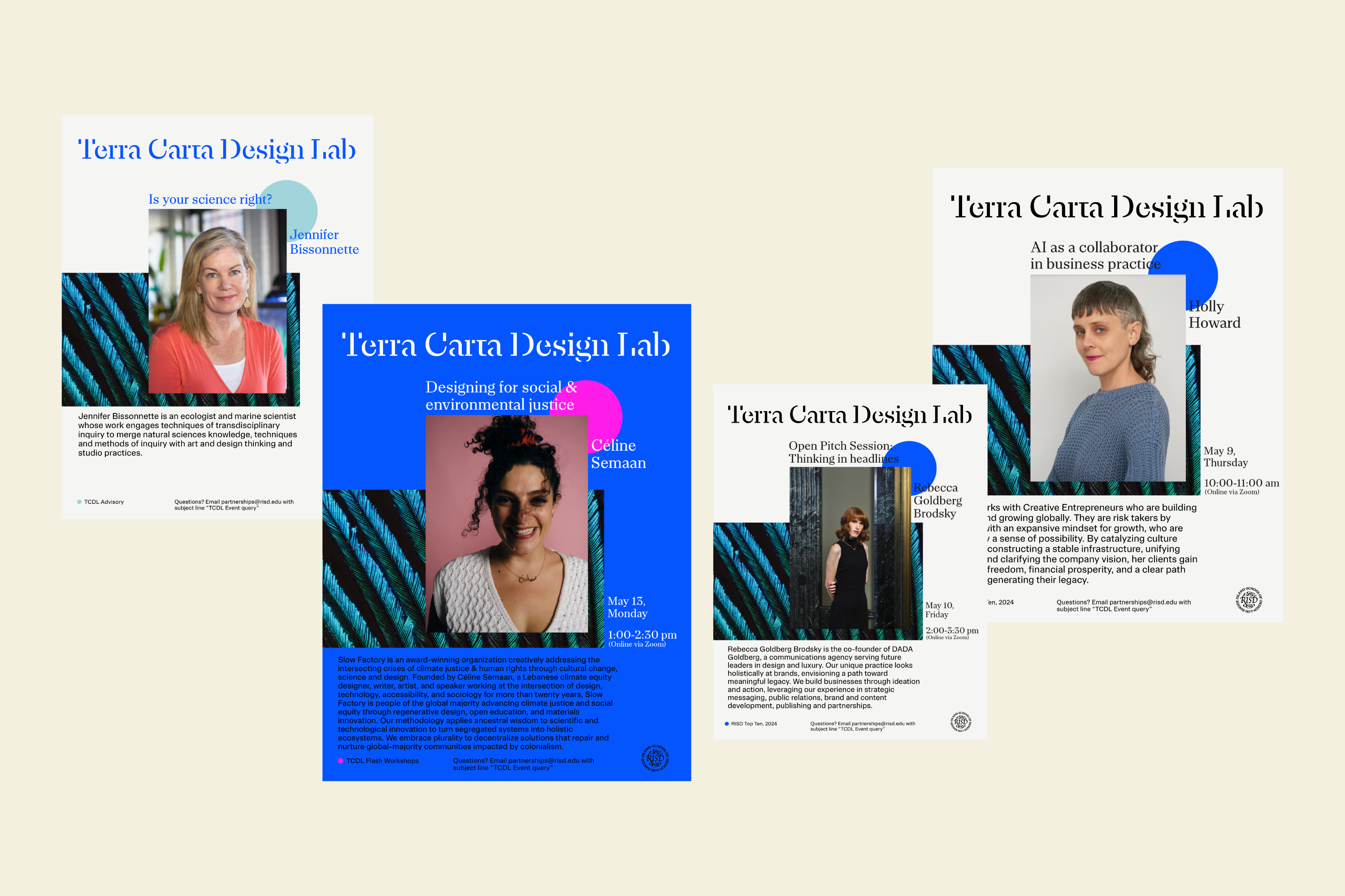 Designing and implementation of a robust curriculum including core and flash workshops covering topics with an ecologist, social justice expert, business lead, and storyteller.
