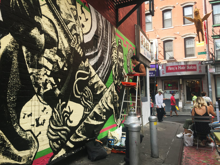 Chinatown NYC Mural — GianGalang