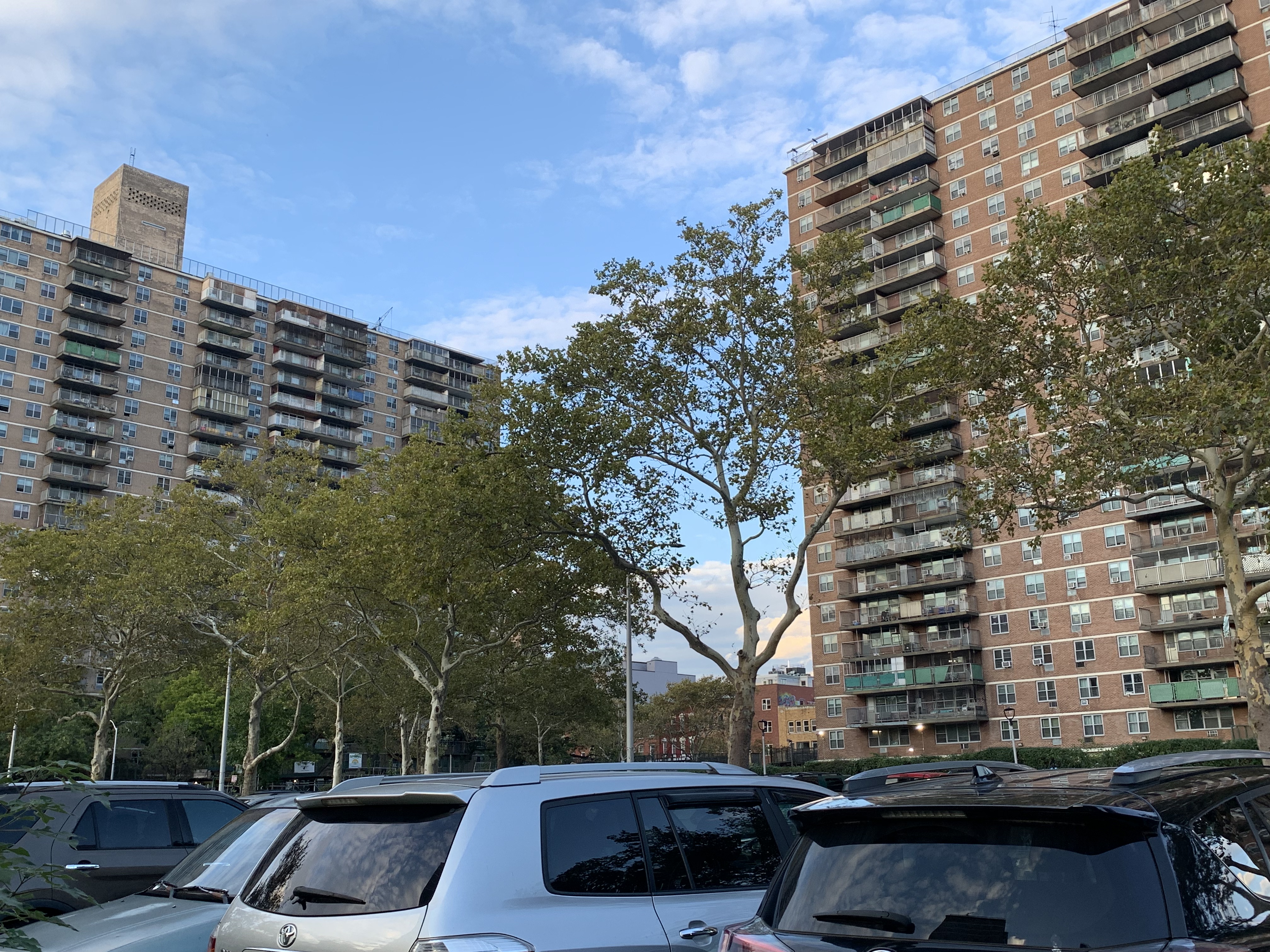 View of Building #1 and Building #3.