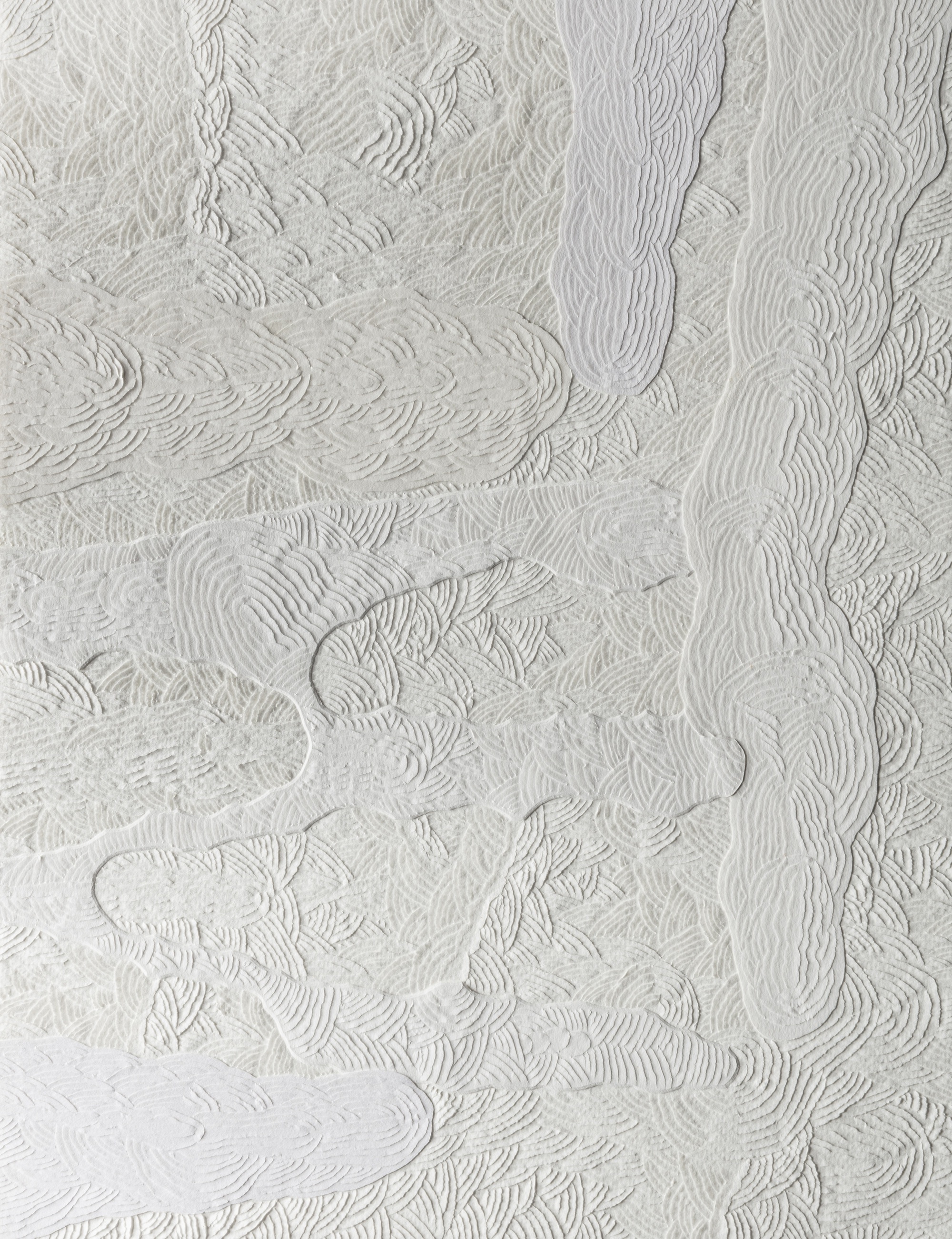 , Untitled, 2016 . Cut and carved paper . 30 x 21 cm