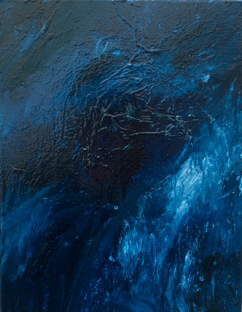 Off. Uh., 2016, 11"x14", Oil on canvas