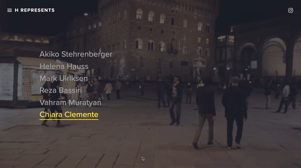 H Represents Artist Agency, Art Direction, Design