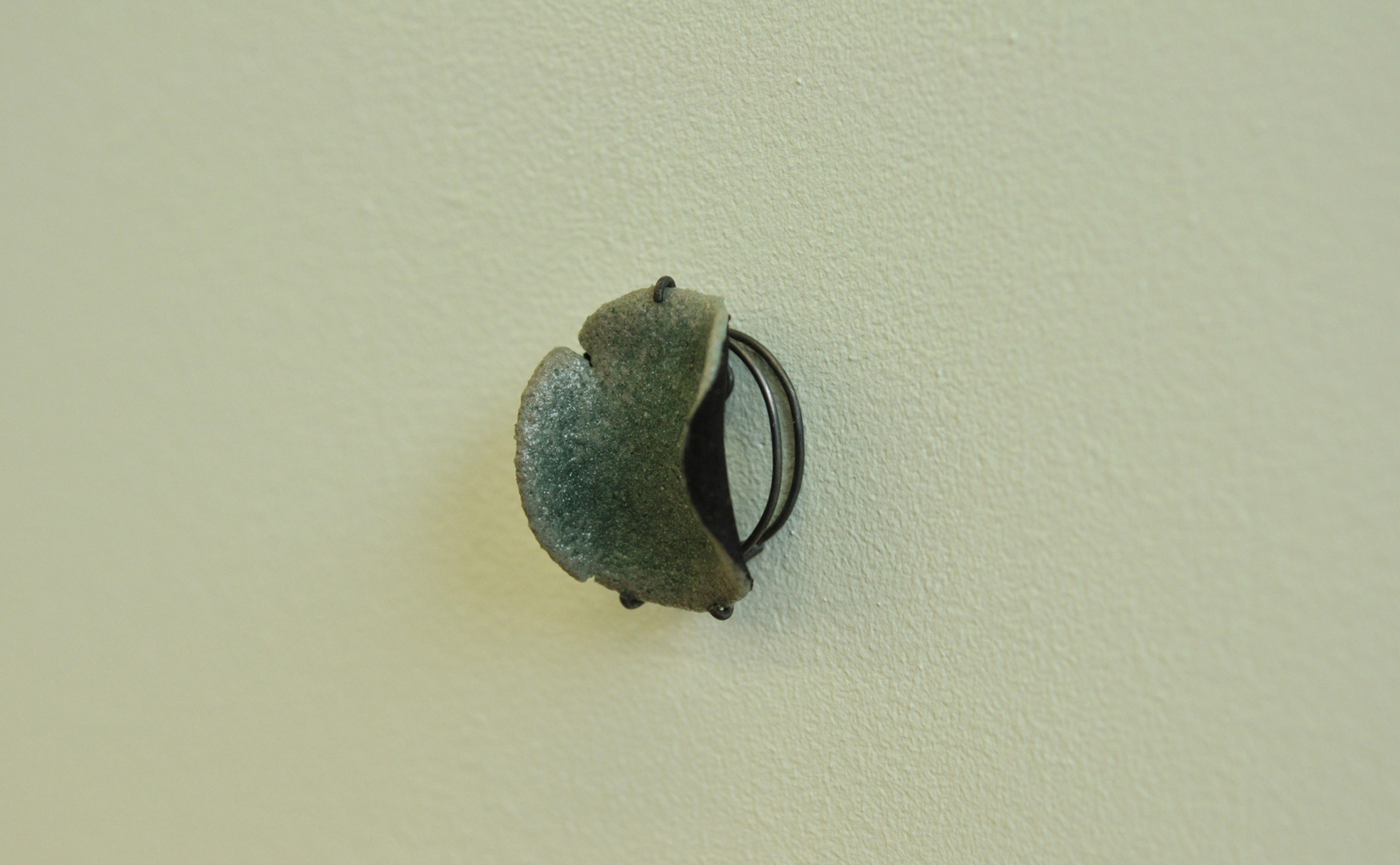Zweiheit 06 | 2016 | wall object | glass, cherry wood, silver