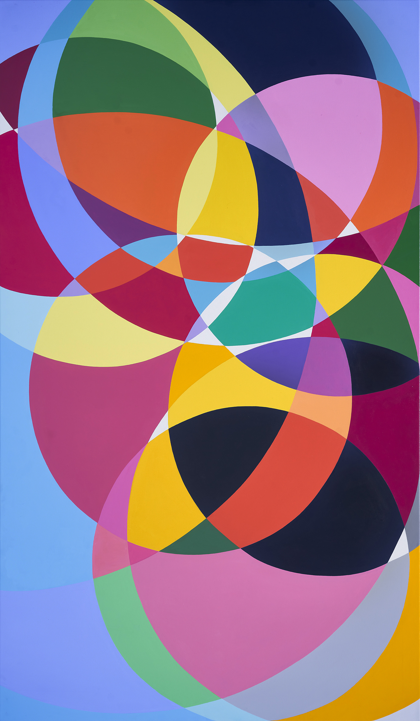 Sin t&iacute;tulo, 2021. Acr&iacute;lico sobre tela, 168 x 98,5 cm.