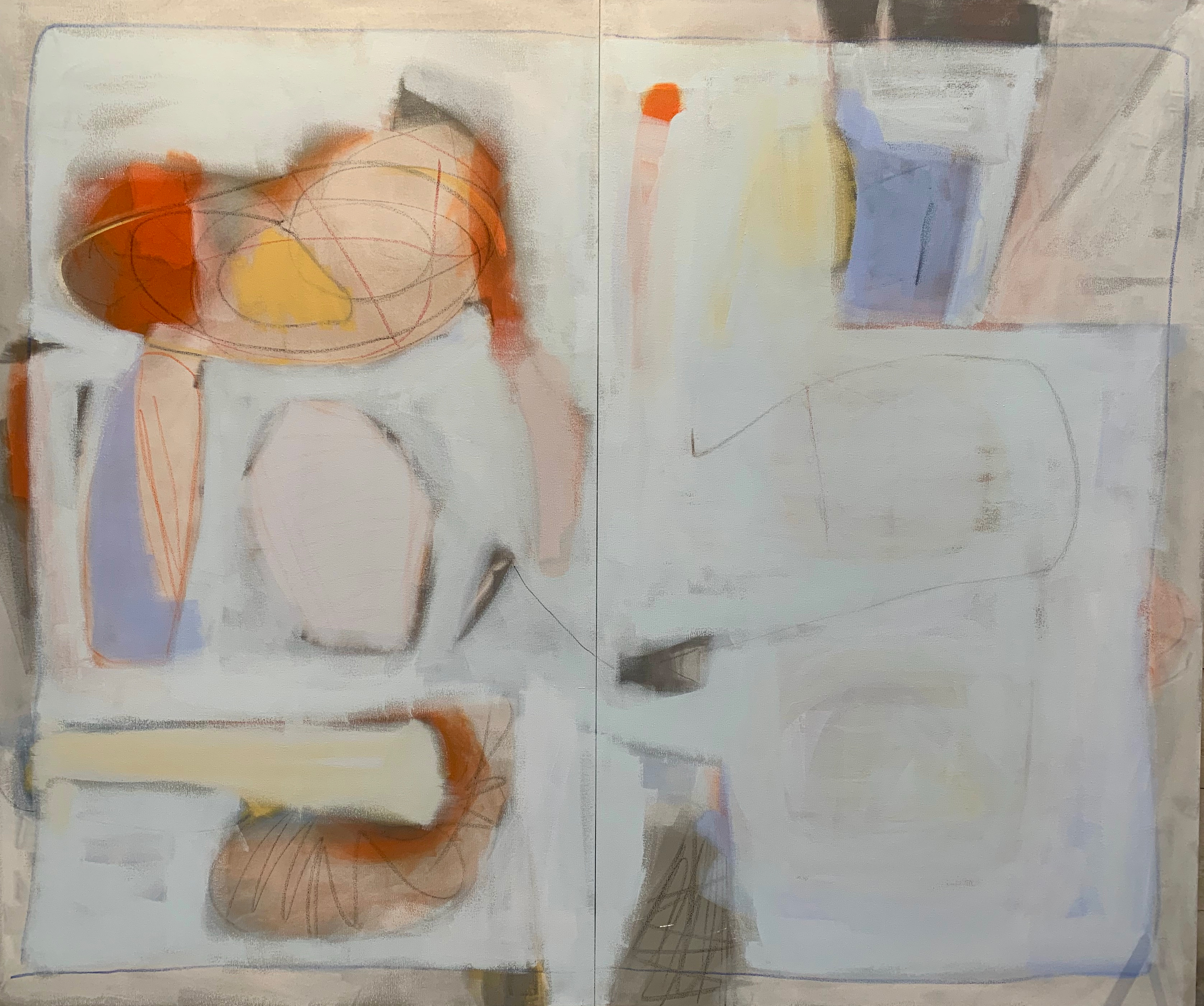 72" x 60" acrylic on canvas (diptych), SOLD (25)