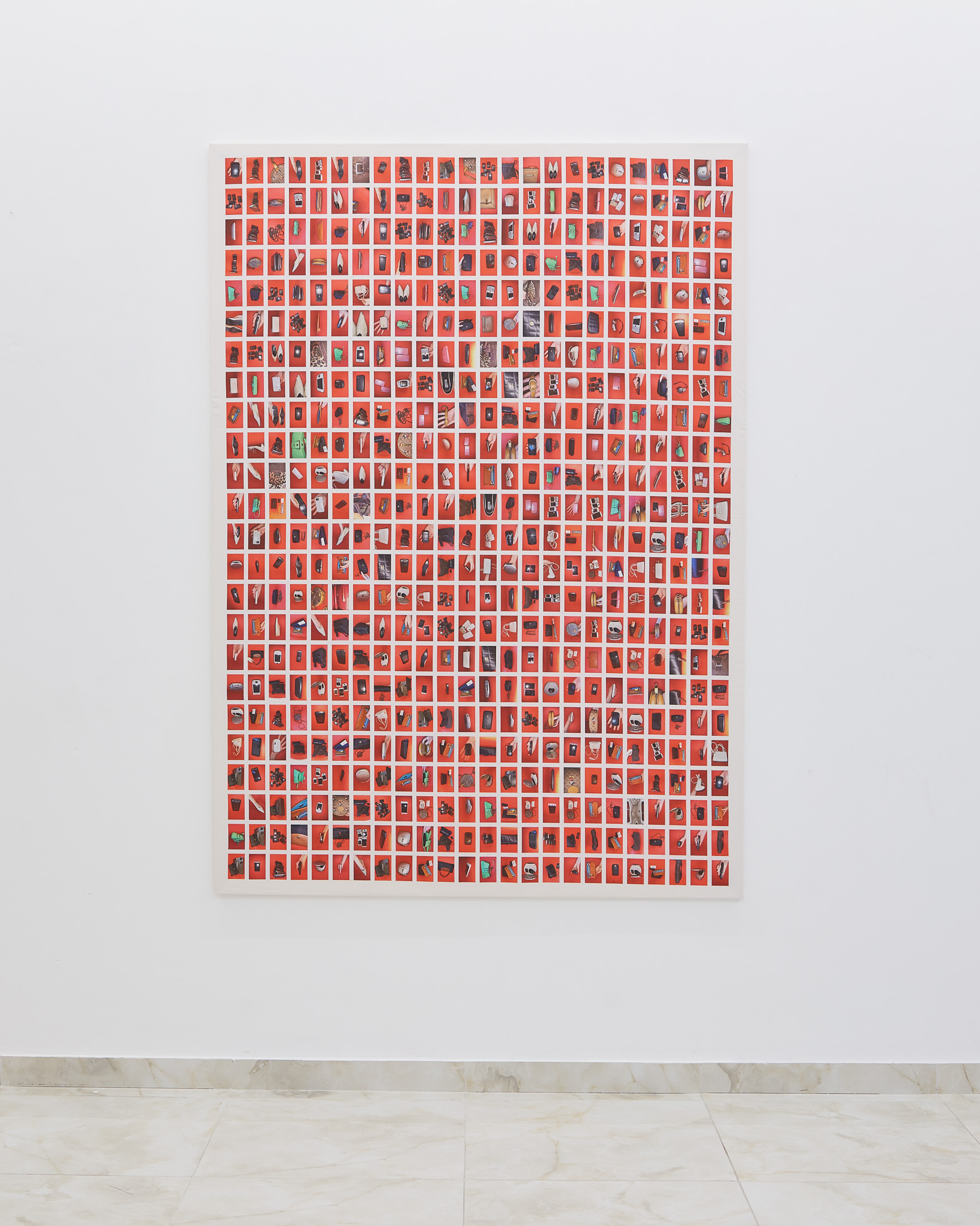 Detail: Resell, 2023, C-type print on percale, 190cm  x 136cm, Unique