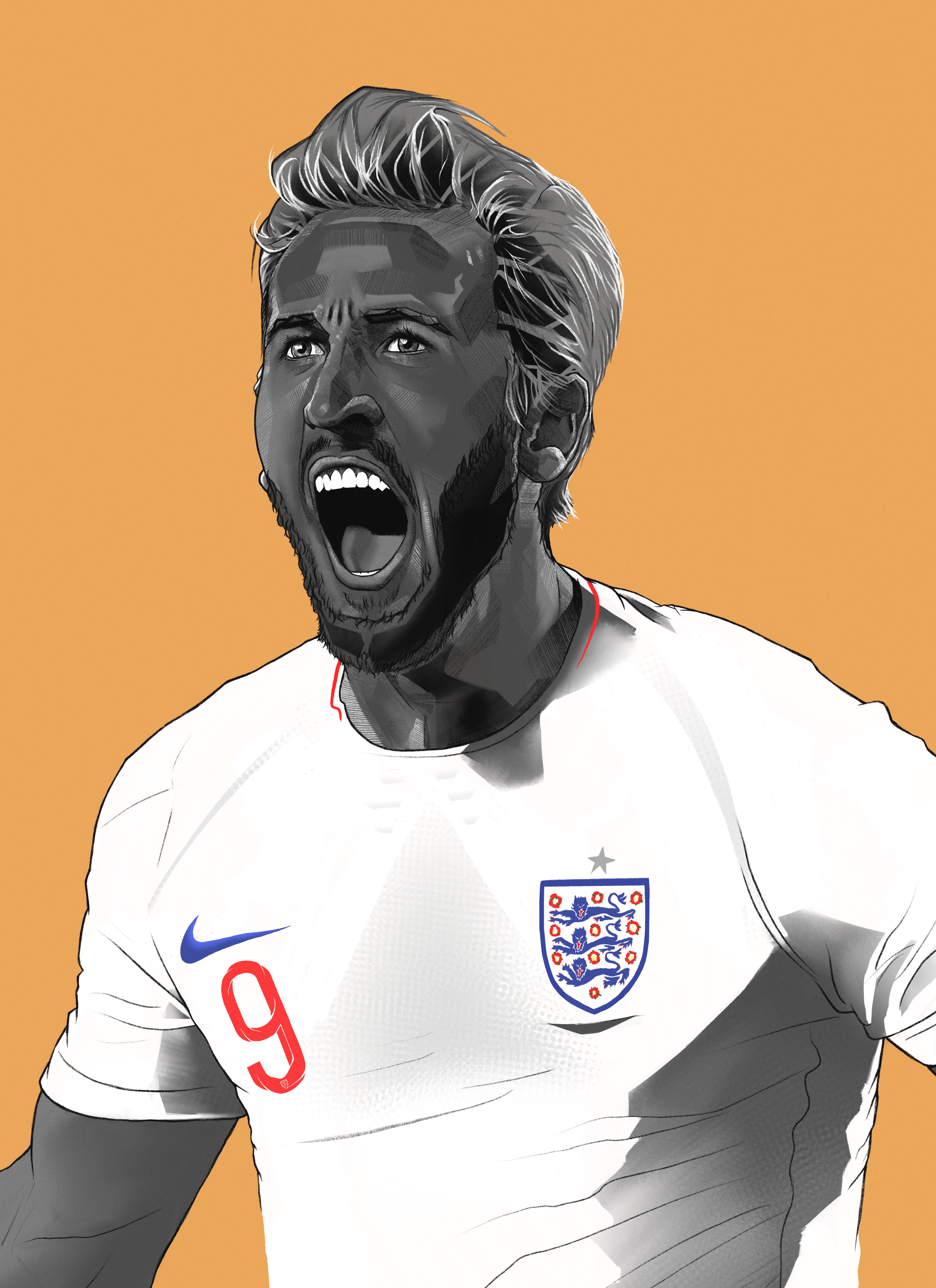 Harry Kane England John Tregoning