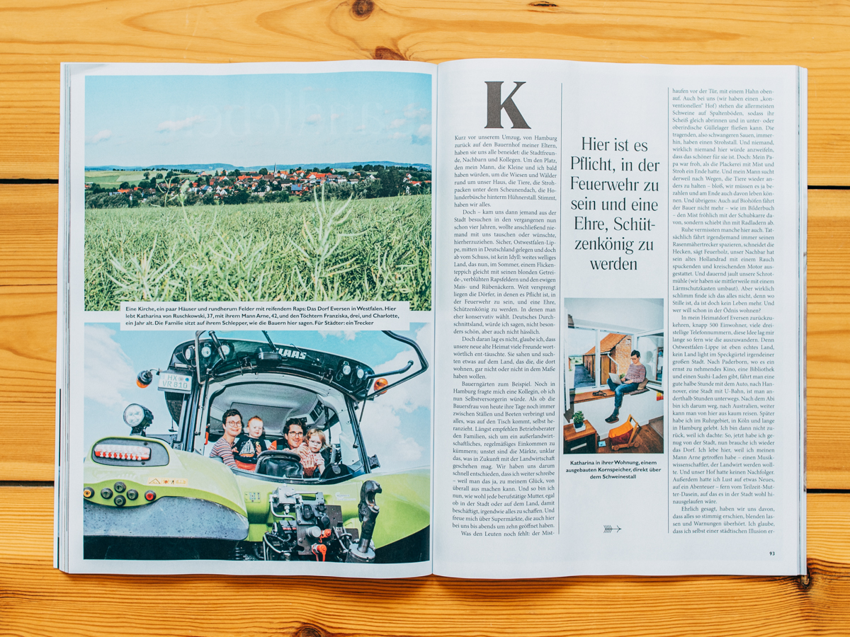 NIDO (last issue) / Das wahre Landleben Reportage / Juli 2019