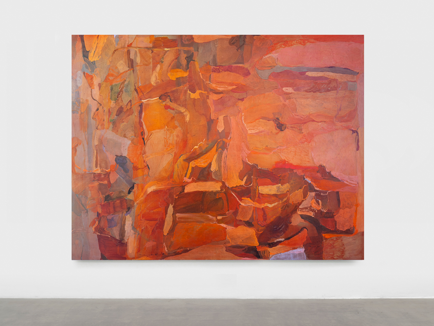 “Sunlight pries insistently”, oil on linen, 152cm x 198cm, Melbourne Art Fair, 2025