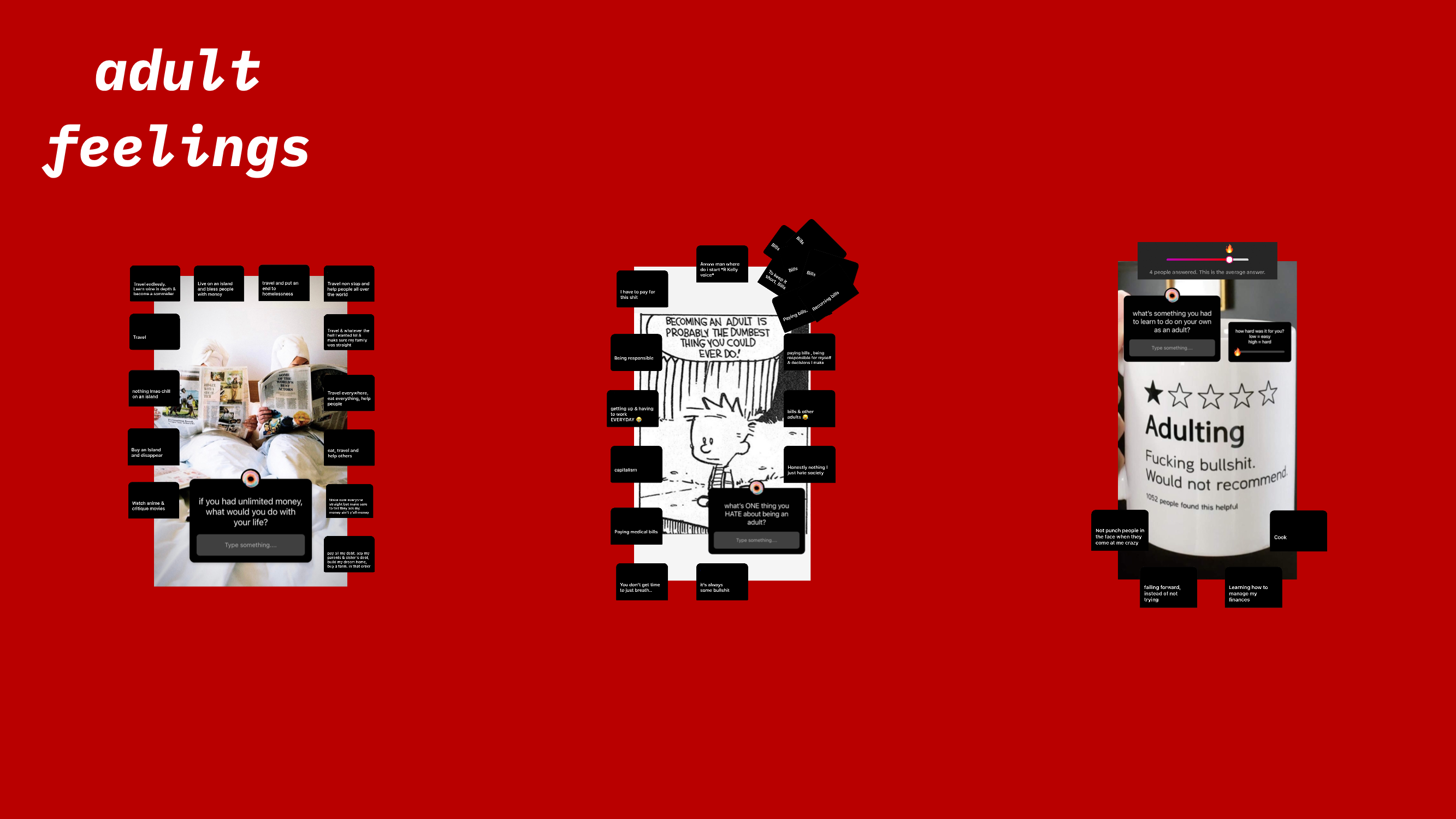 Research results from Instagram polls