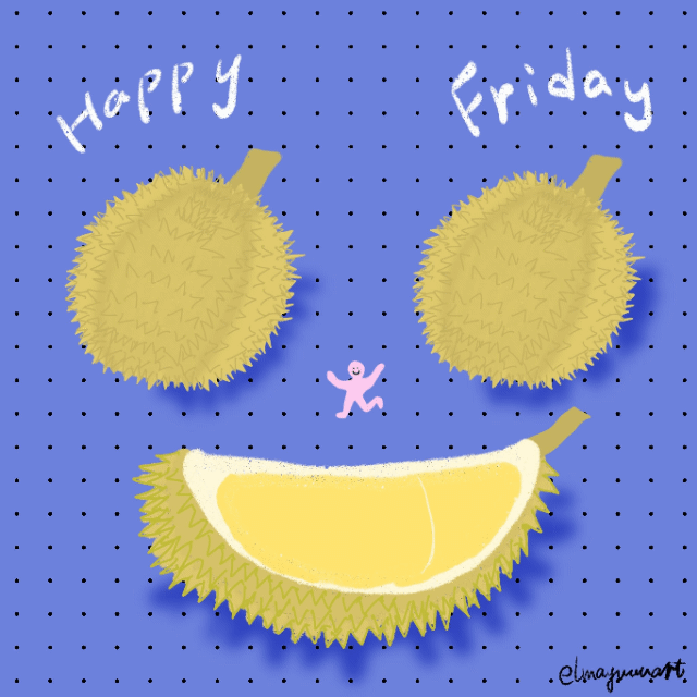 My diary-21 Apr. 2023-Friday ’s happiness is brought by durians!!