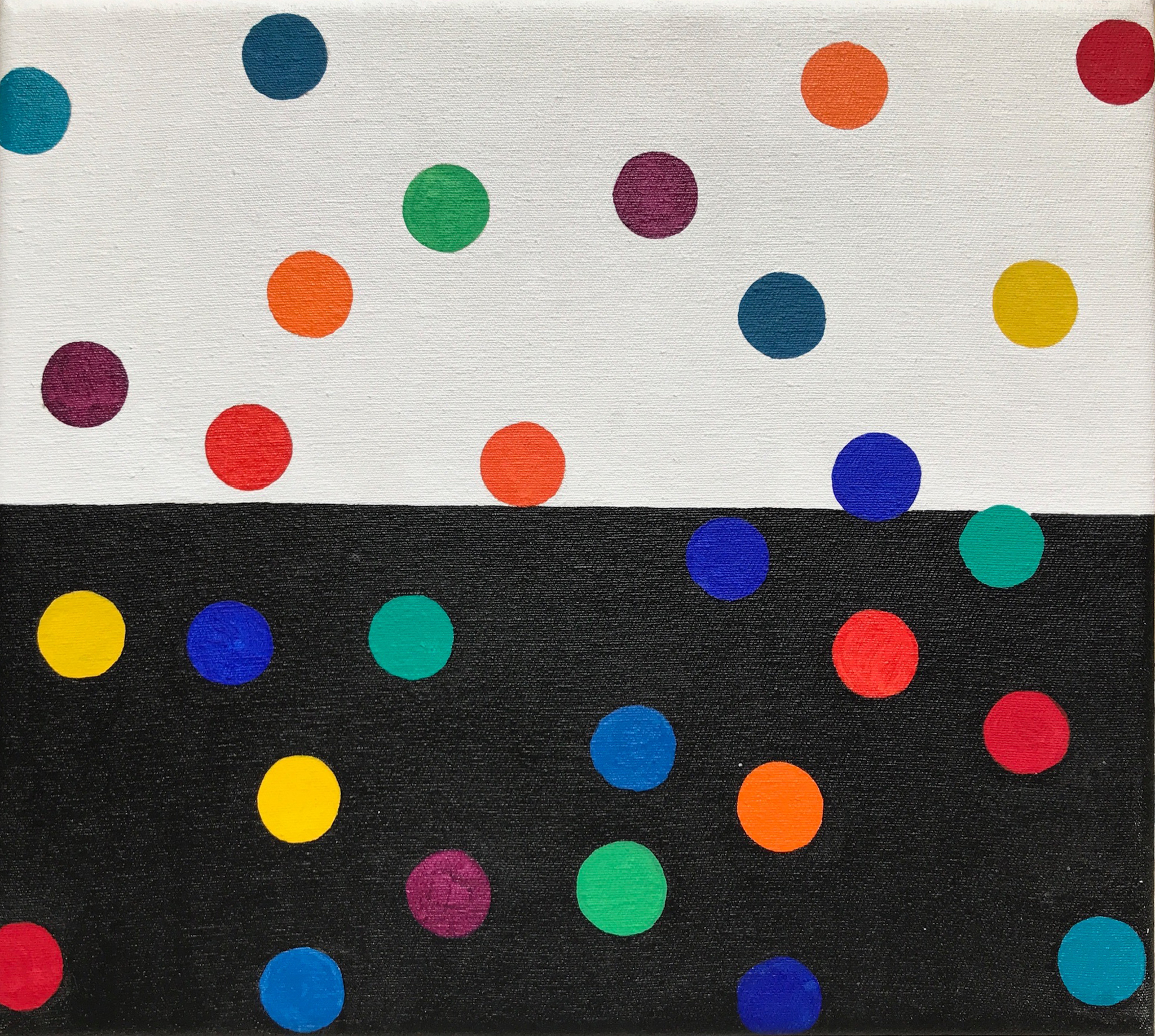 Untitled, 1996. Acrylic on canvas, 28 x 31,5 cm.